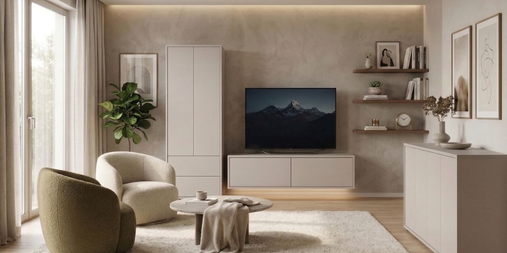 Der perfekte Wohnzimmer Schrank: So findest du Stauraum mit Stil