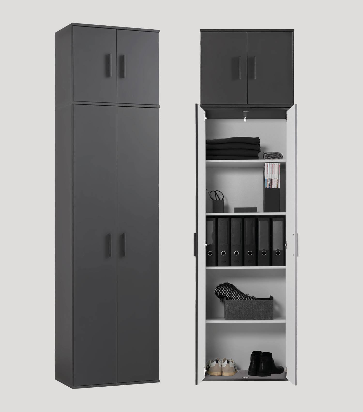 Mehrzweckschrank Hochschrank Schuhschrank Allzweckschrank Flurschrank