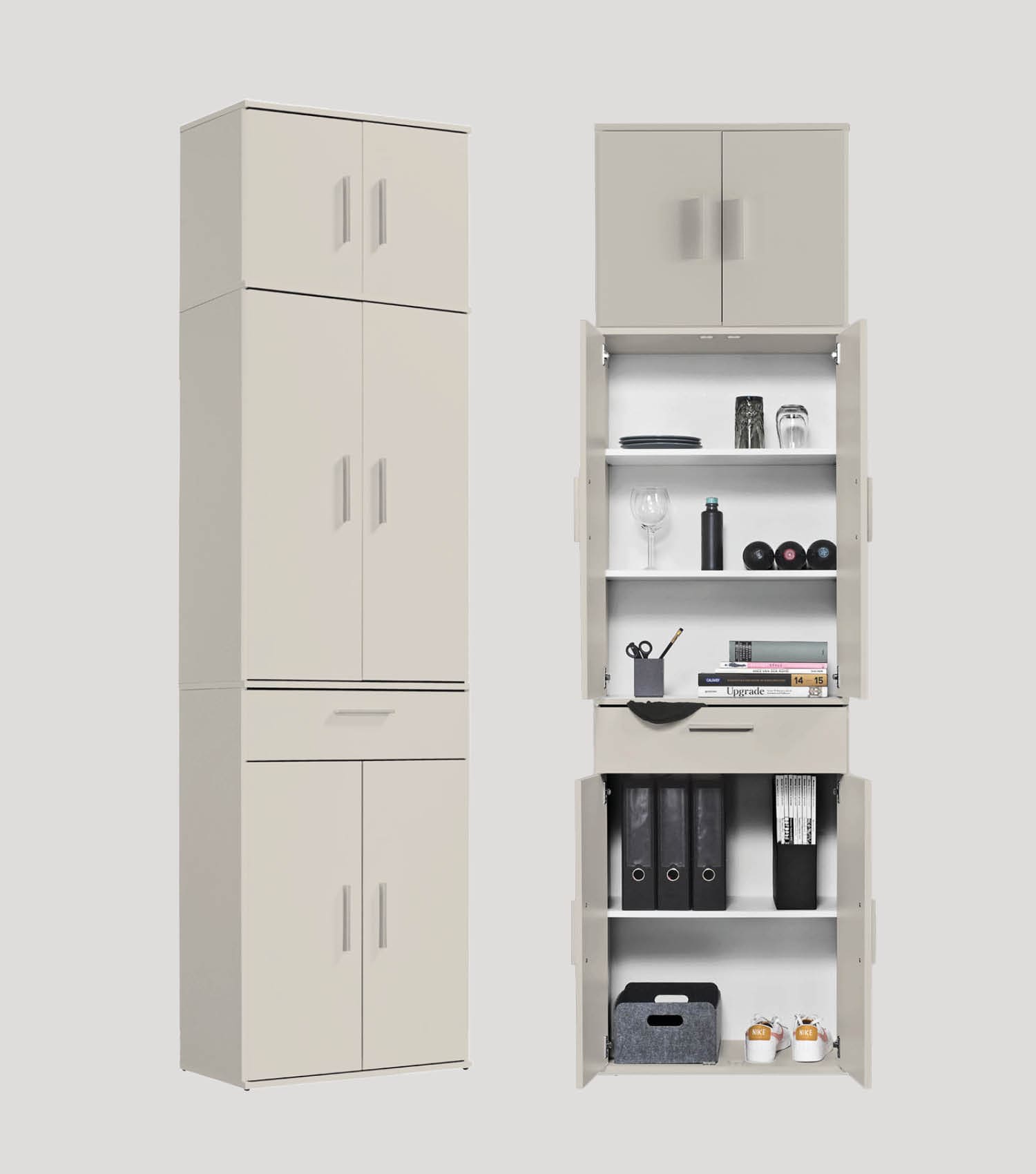 Mehrzweckschrank Hochschrank Schuhschrank Allzweckschrank Flurschrank