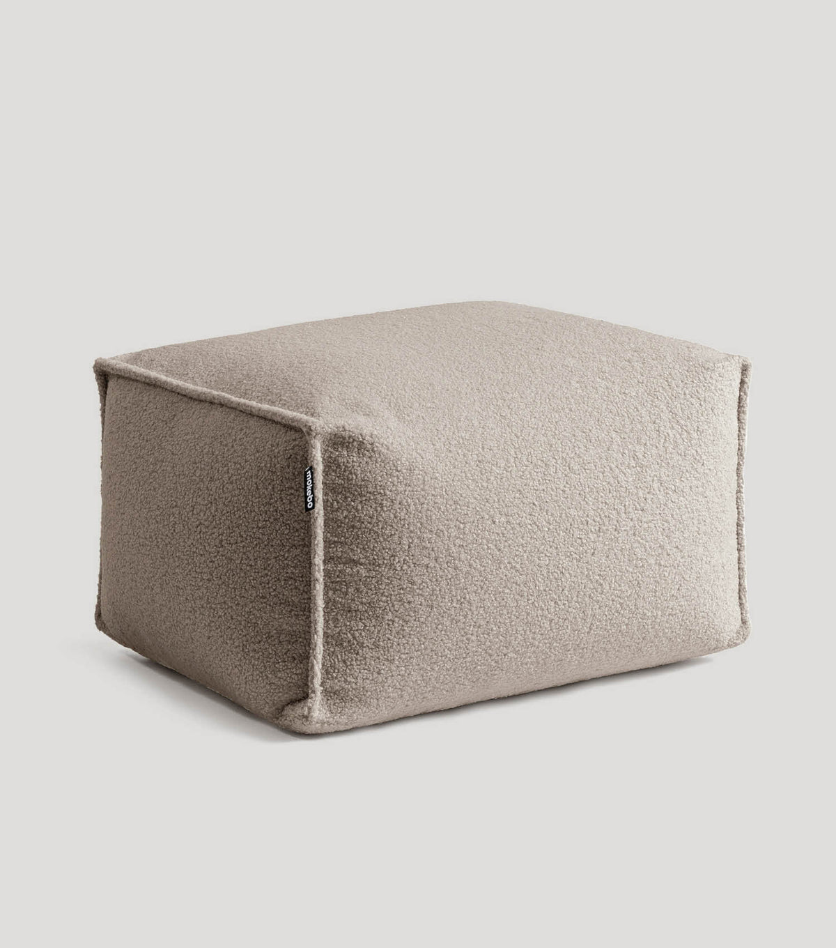 mokebo® 'Block' Bouclé pouf repose-pieds pouf coussin de sol