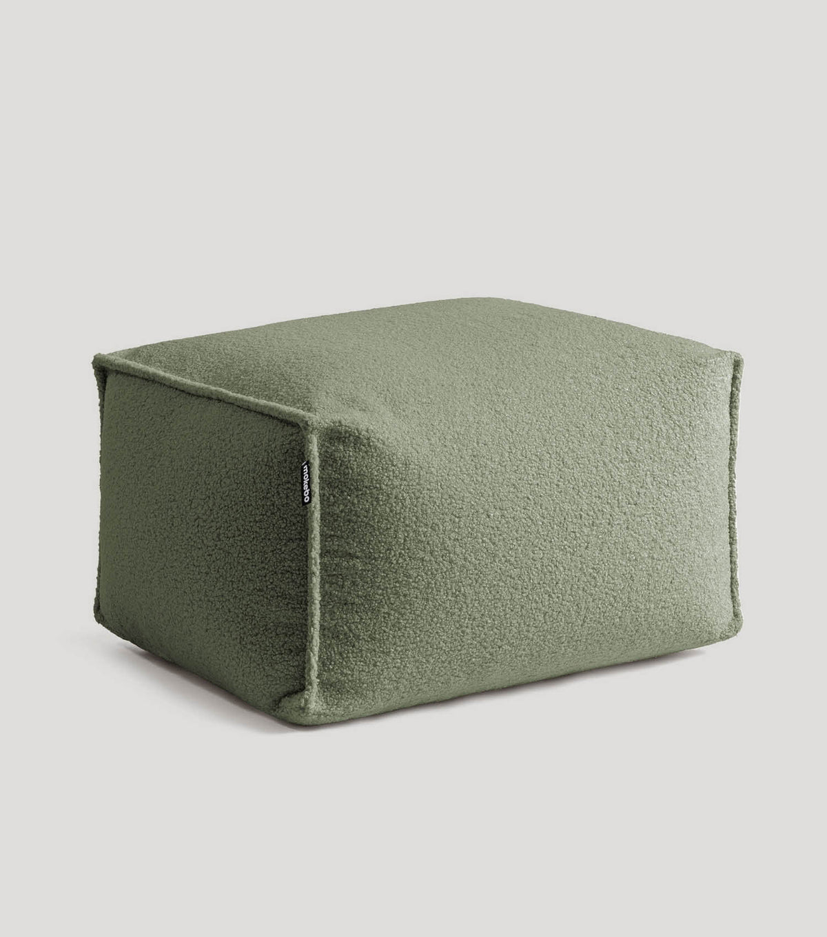 mokebo® 'Block' Pouf Bouclé, pouf, repose-pieds, coussin de sol