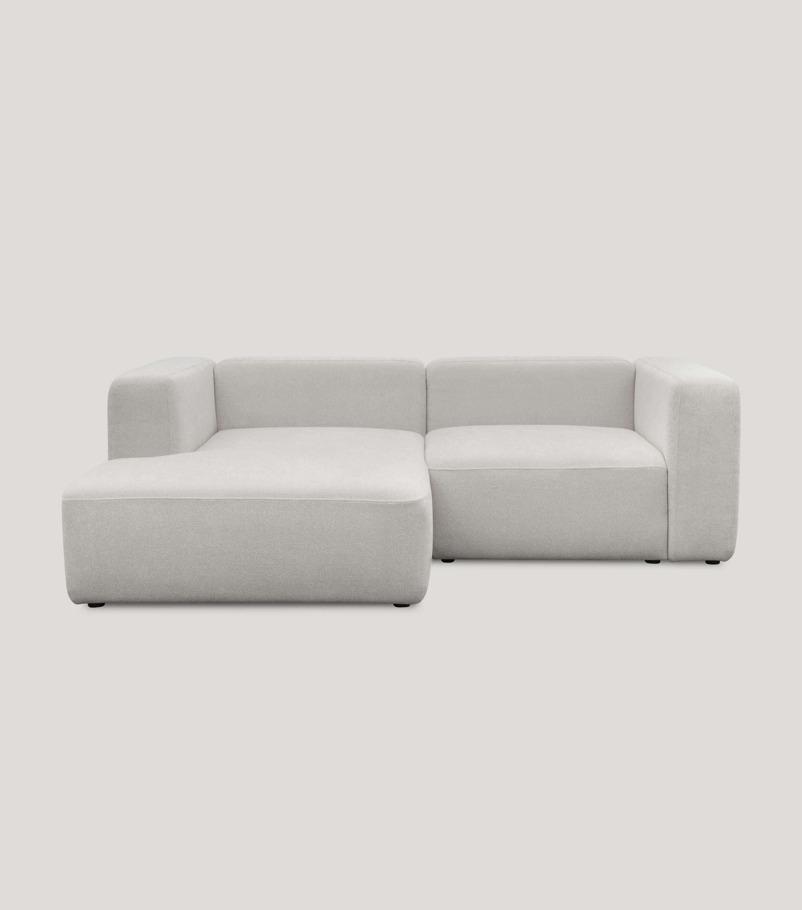 Ecksofa 3-Sitzer 'Cubo' (kleines L) Ecksofa Cord Eckcouch 3-Sitzer Sofa Modulsofa 'Cubo'