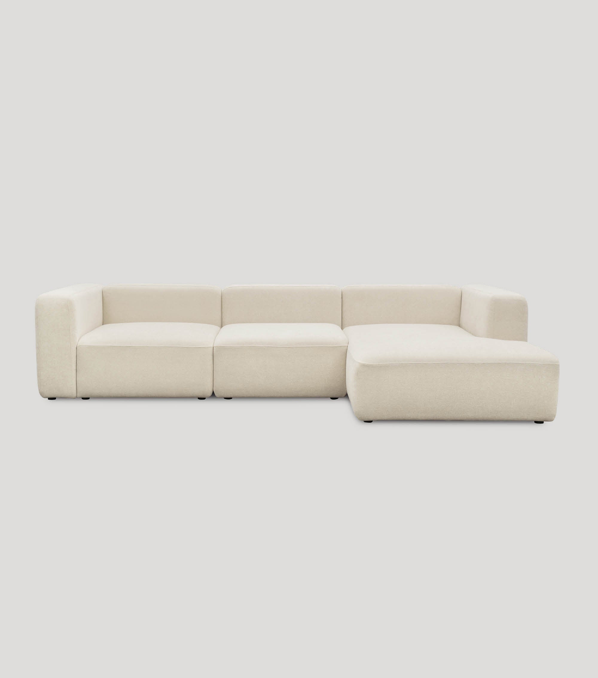 Ecksofa 4-Sitzer 'Cubo' (großes L) Ecksofa Cord Eckcouch Bigsofa 4-Sitzer Sofa 'Cubo'