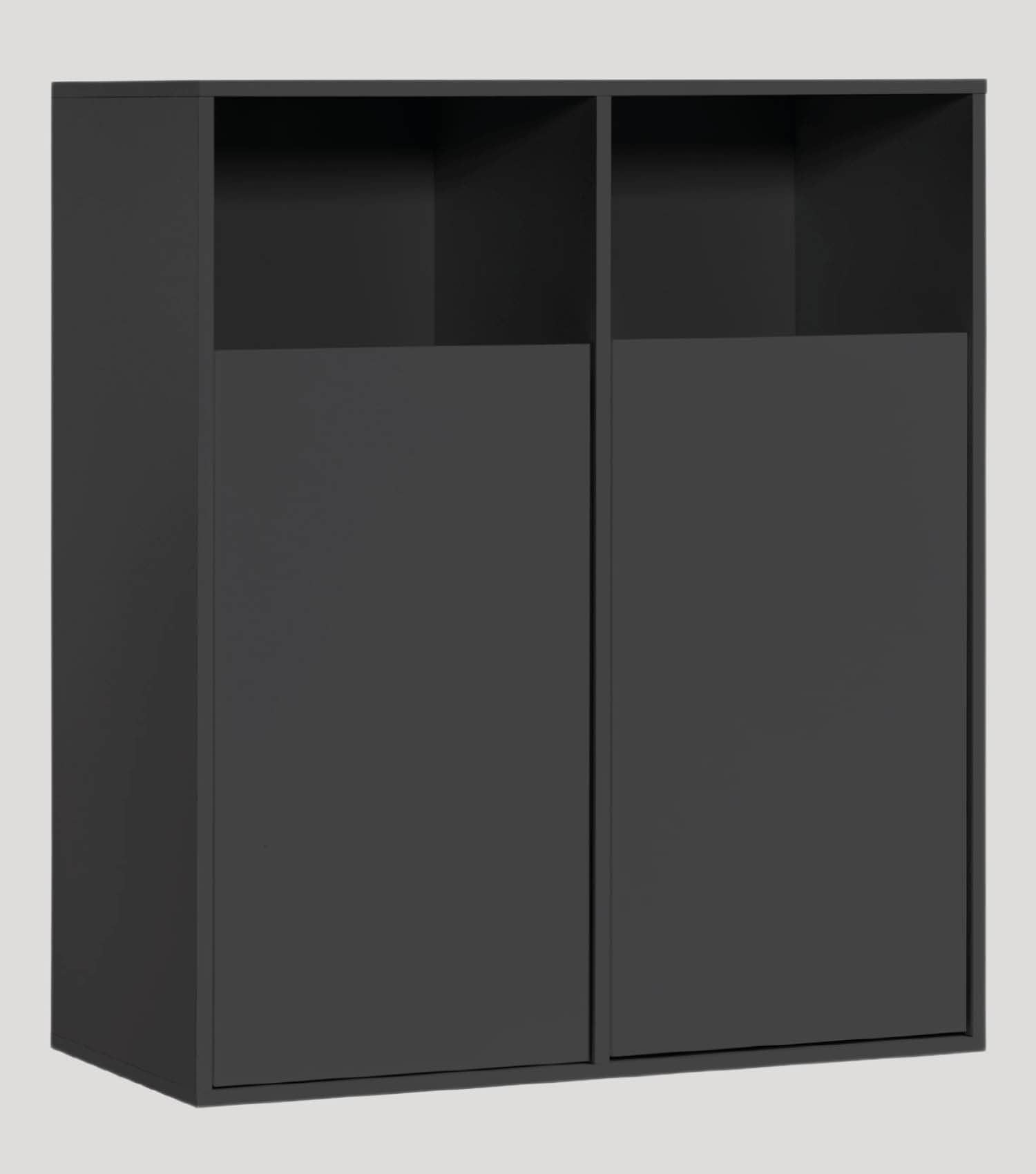 Wäscheschrank Wäschesammler Wäschekorb Holz Wäschetrenner Wäschebox
