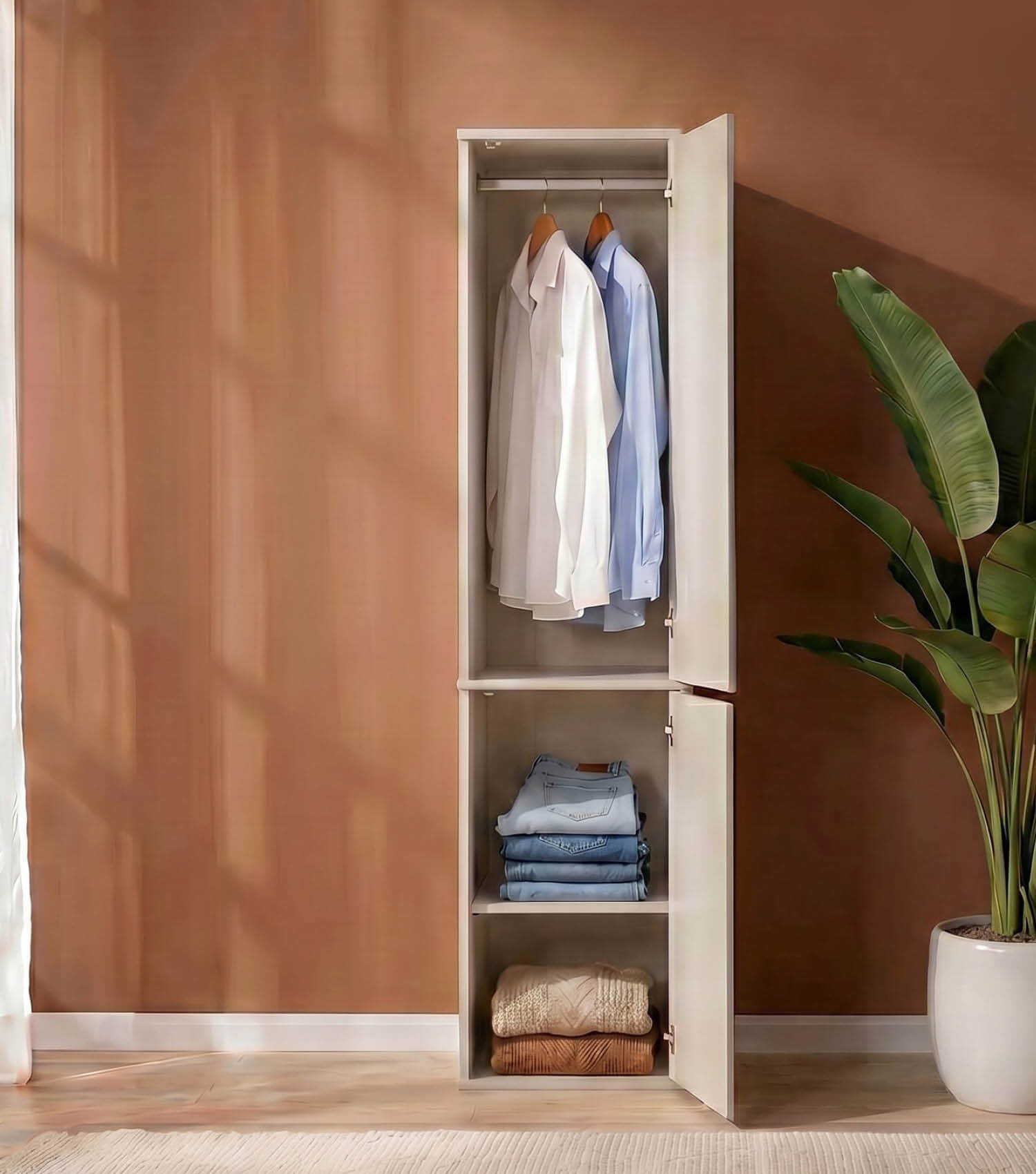 Kleiderschrank 'Robe' Schlafzimmerschrank Garderobe Flurschrank