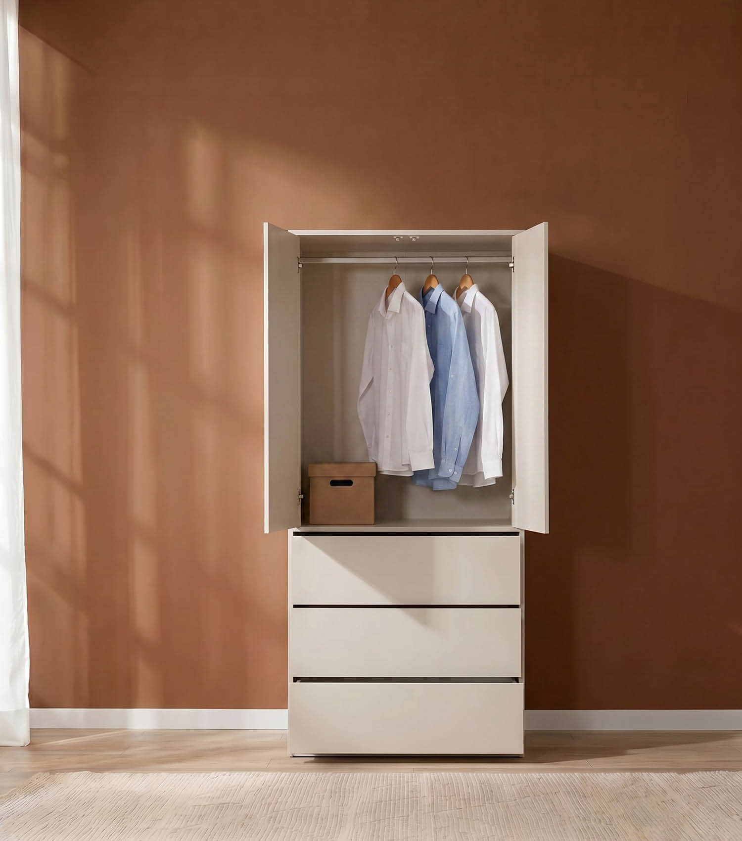 Kleiderschrank 'Robe' Schlafzimmerschrank Garderobe Flurschrank
