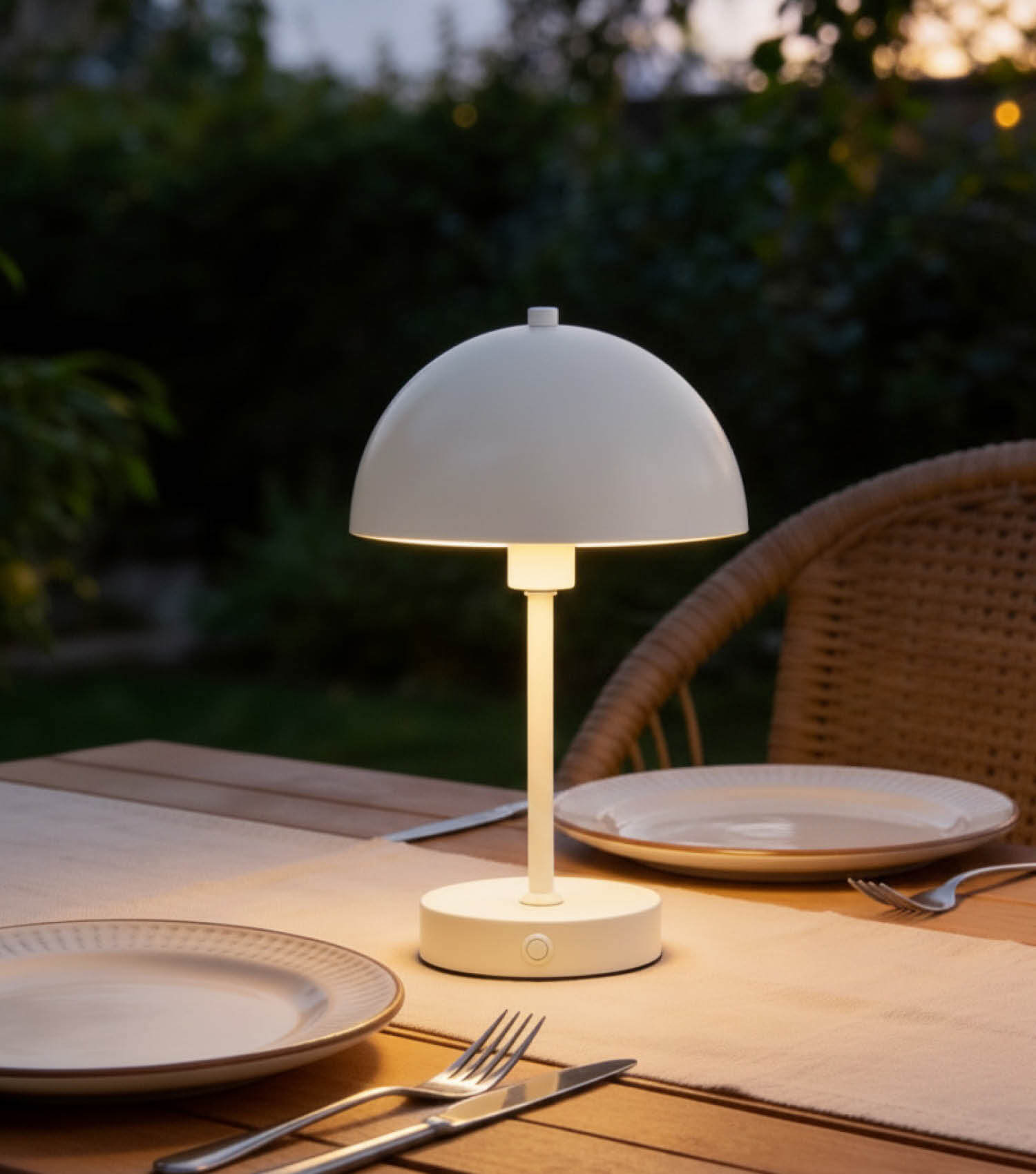 Tischlampe kabellos Akku Tischleuchte dimmbar aufladbar Nachttischlampe