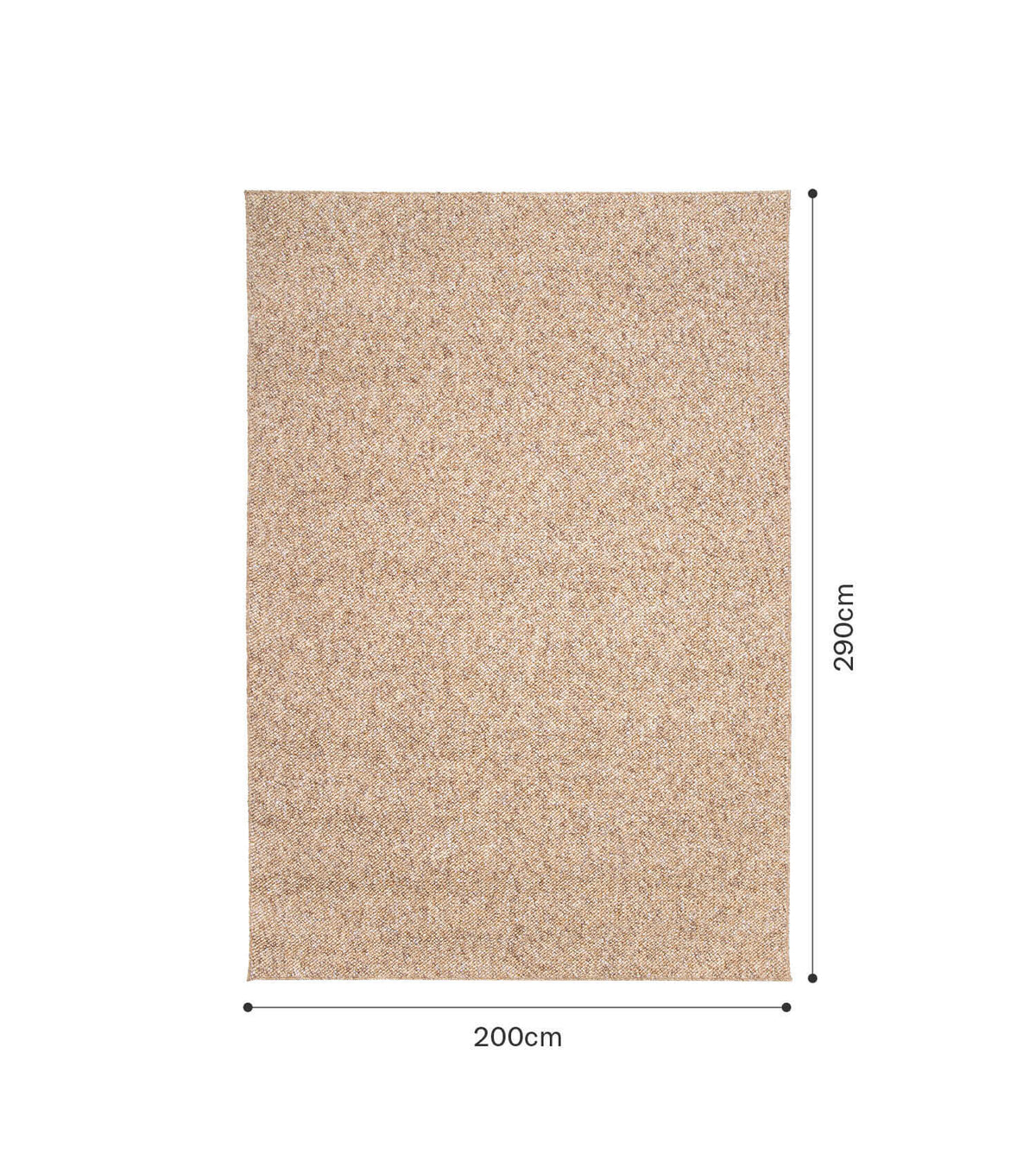Waschbarer Indoor Teppich 'Loop' Teppich Wohnzimmer Moderner Teppich