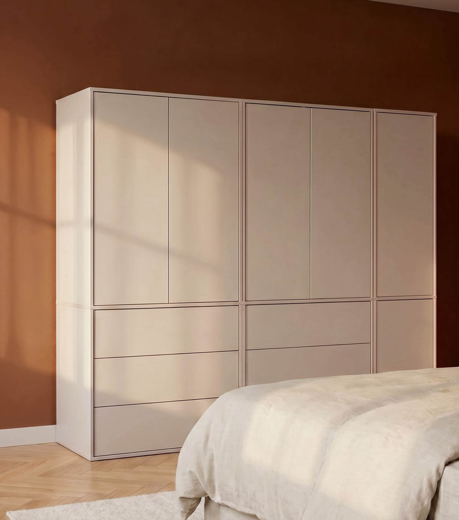Kleiderschrank 'Robe' Schlafzimmerschrank Garderobe Flurschrank