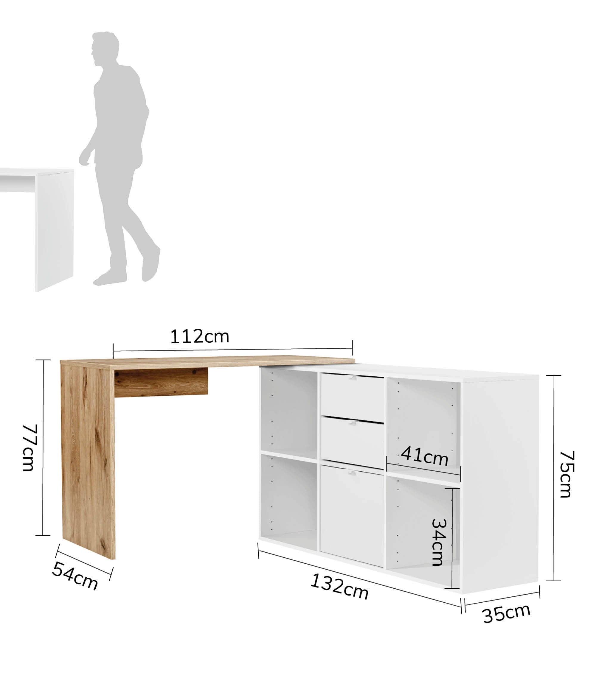 Schreibtisch Eckschreibtisch Computertisch Kinderschreibtisch PC Tisch