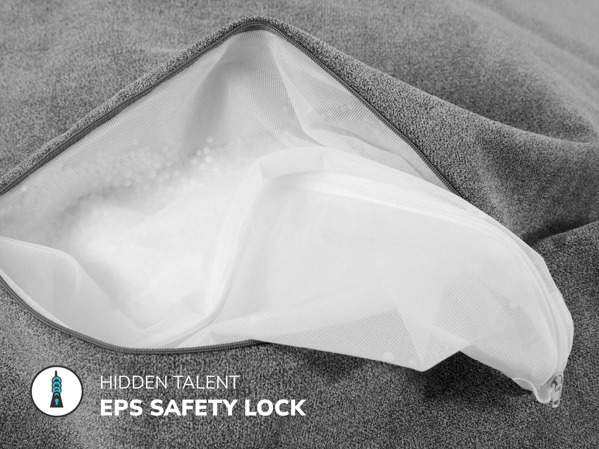 Mit dem EPS Safety Lock bleibt die Füllung an Ort & Stelle