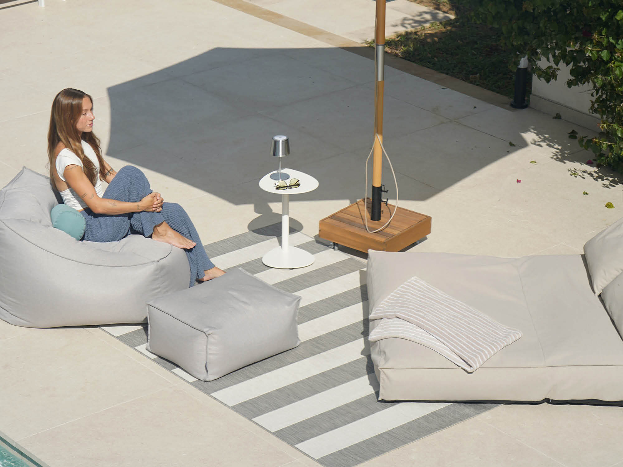 Sitzsäcke für In- und Outdoor in verschiedenen Farben