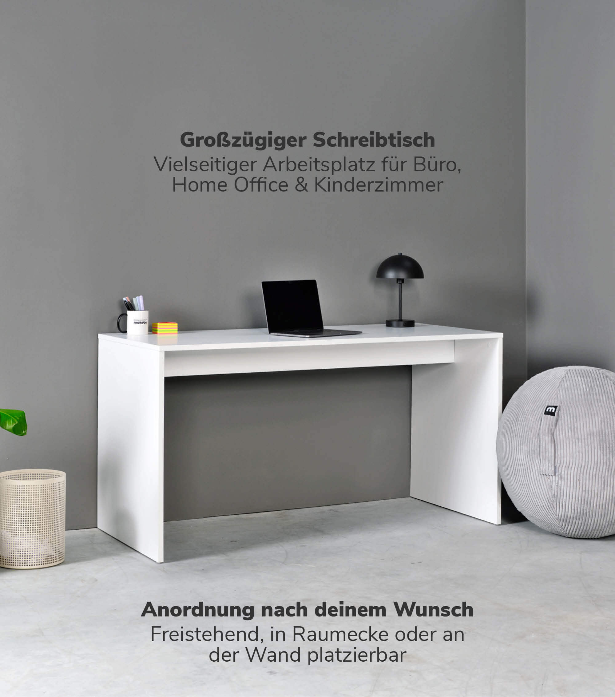 Schreibtisch Eckschreibtisch Computertisch Kinderschreibtisch PC Tisch