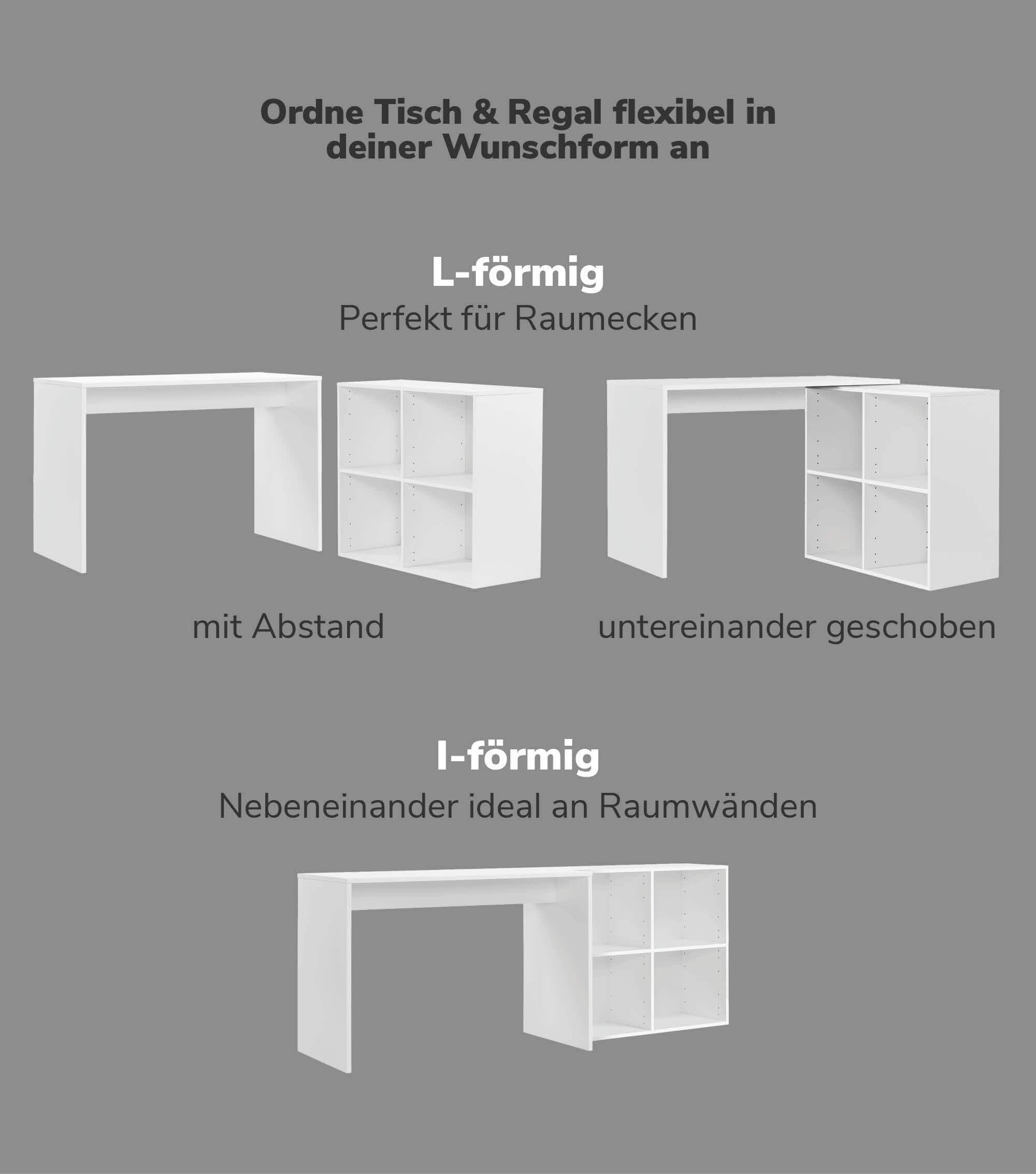 Schreibtisch Eckschreibtisch Computertisch Kinderschreibtisch PC Tisch