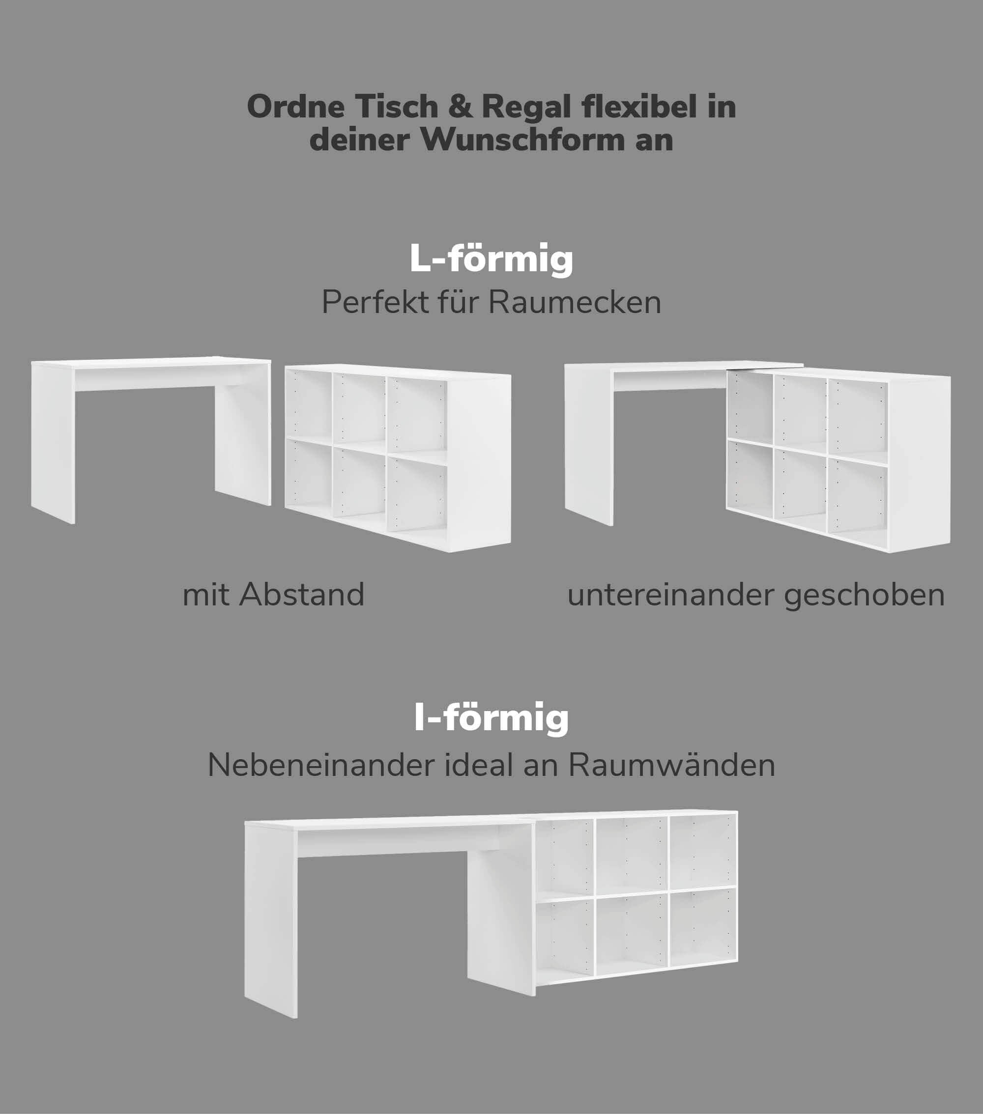 Schreibtisch Eckschreibtisch Computertisch Kinderschreibtisch PC Tisch