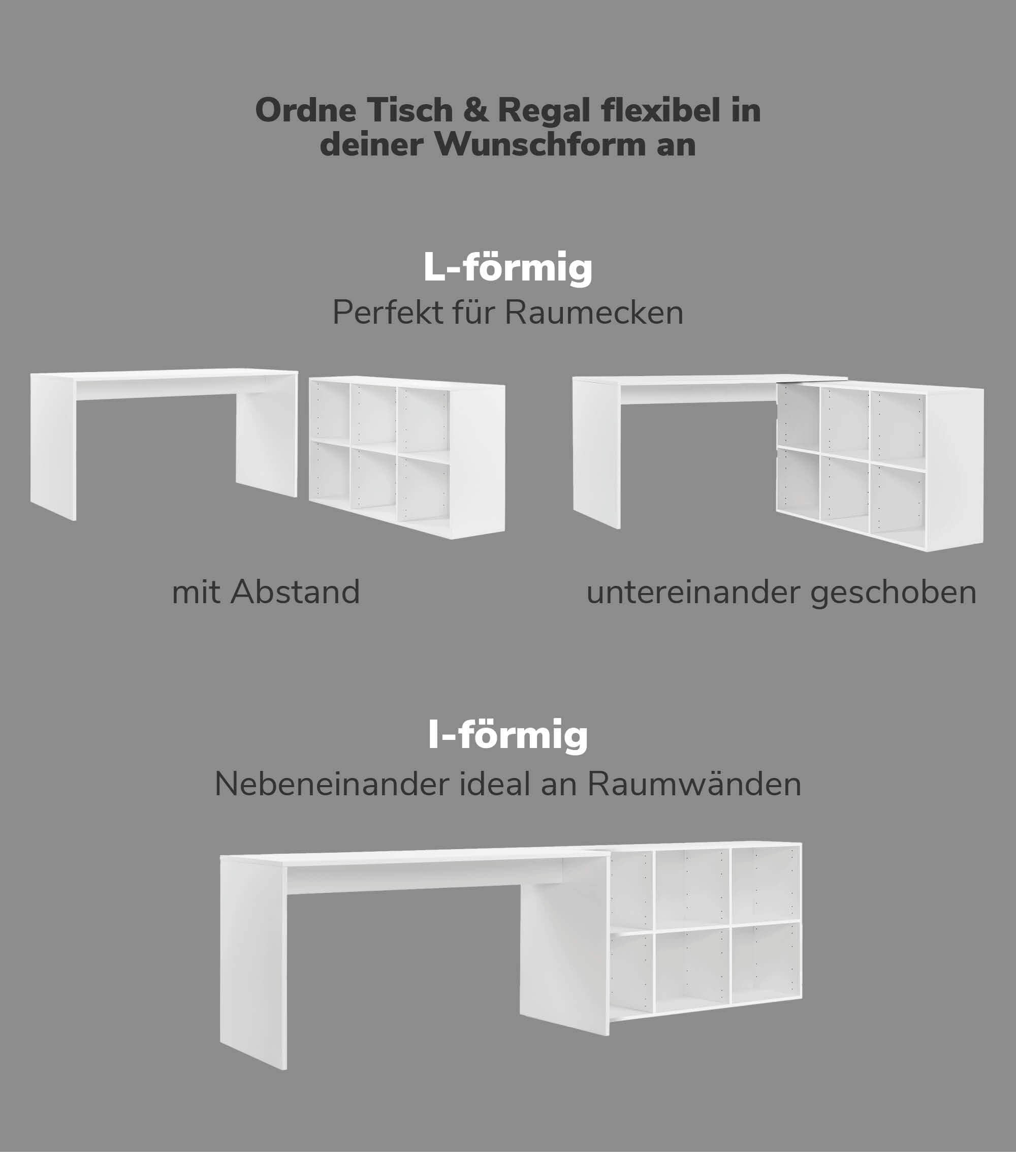 Schreibtisch Eckschreibtisch Computertisch Kinderschreibtisch PC Tisch