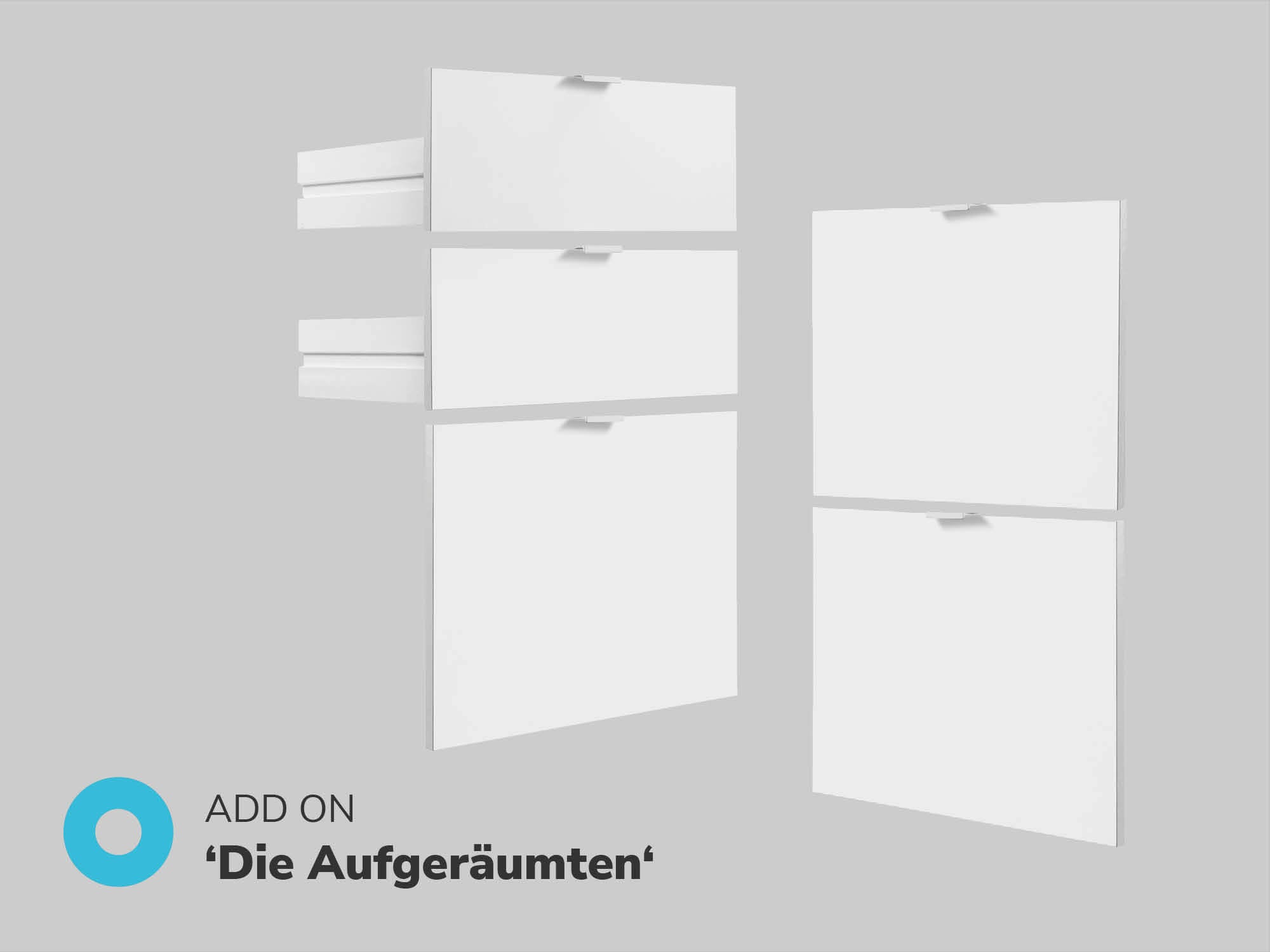 Stauraumeinsätze für dein Schreibtischregal