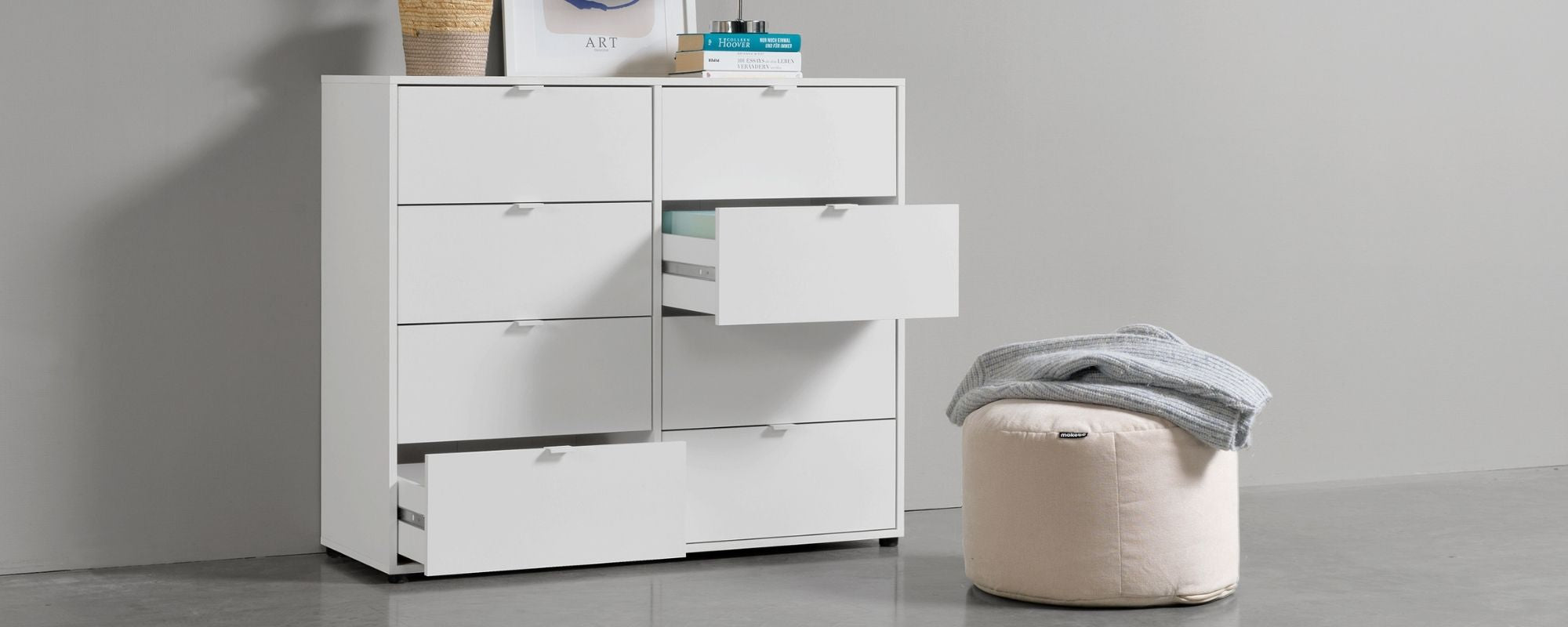 Moderne Kommode mit viel Stauraum