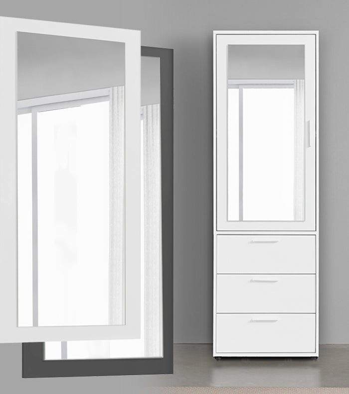 Nachrüstbare Spiegeltüren für deinen mokebo Kleiderschrank