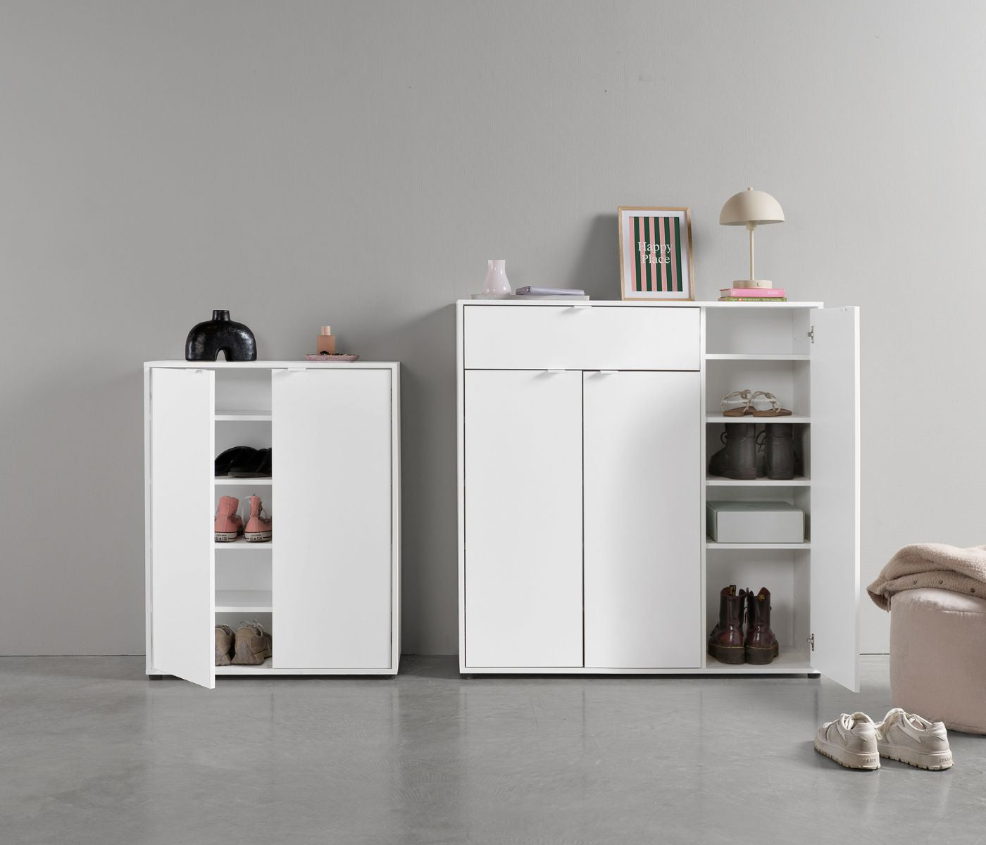 Schuhschrank Flurschrank 'Der Concierge' in zwei Größen