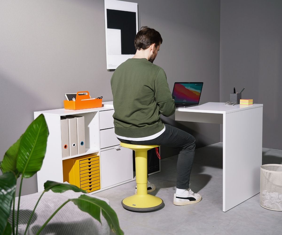 Schreibtisch Eckschreibtisch weiß Arbeitszimmer