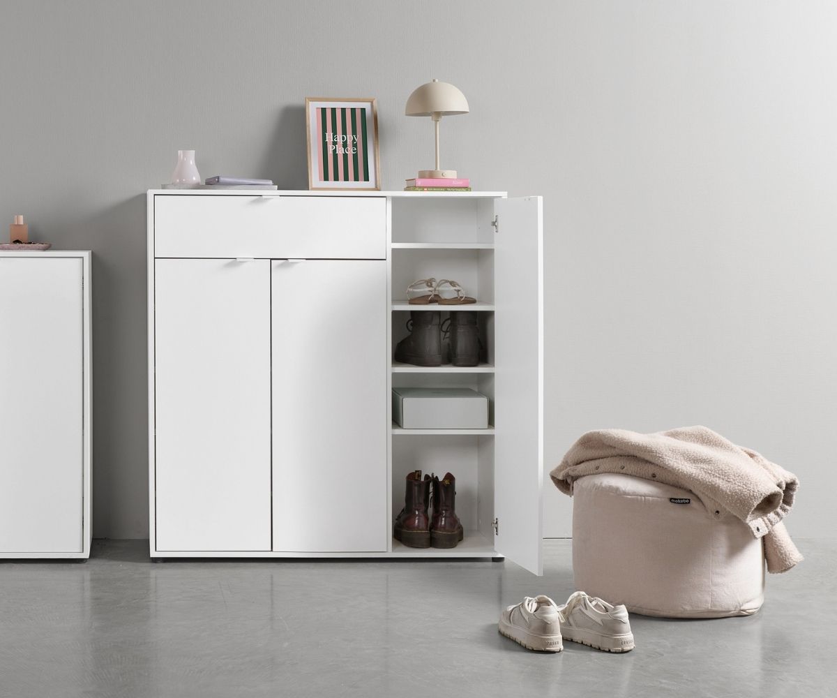 Schuhschrank weiß Flur Flurschrank