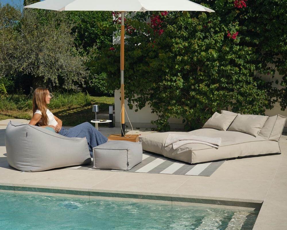 Shop the Look: Outdoor Sitzsack, Teppich und Daybed