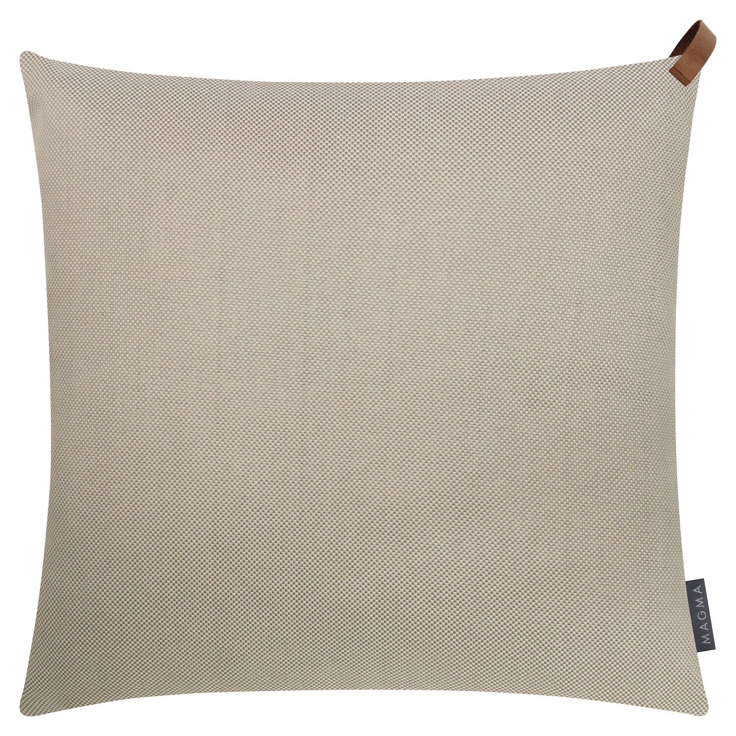 Outdoor Kissenbezug ‘Das Sonnenplätzchen’ mit Lederschlaufe 50x50