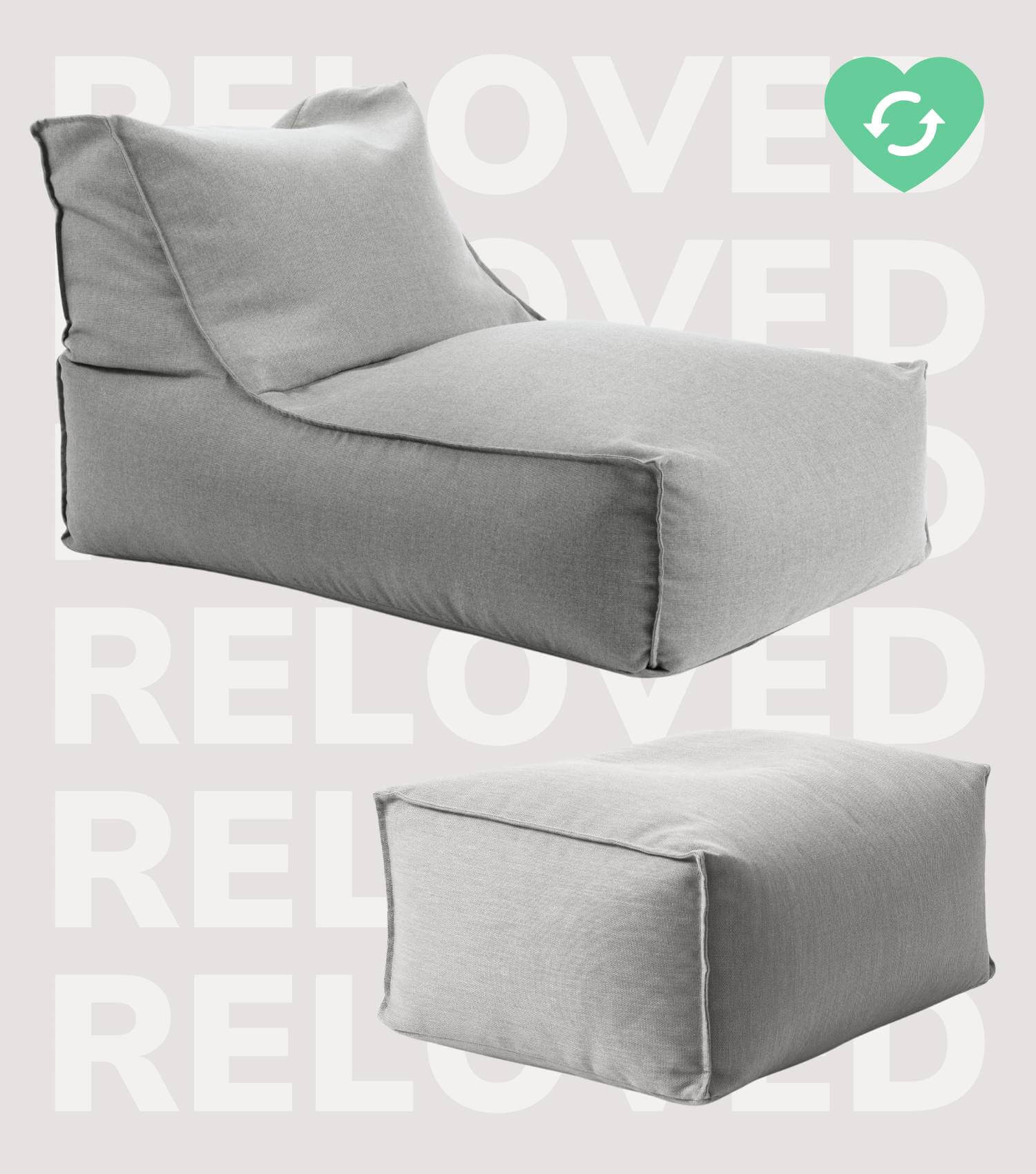 Sitzsack Bodenkissen Relaxliege Bean Bag Liege Sitzbag Sitzkissen