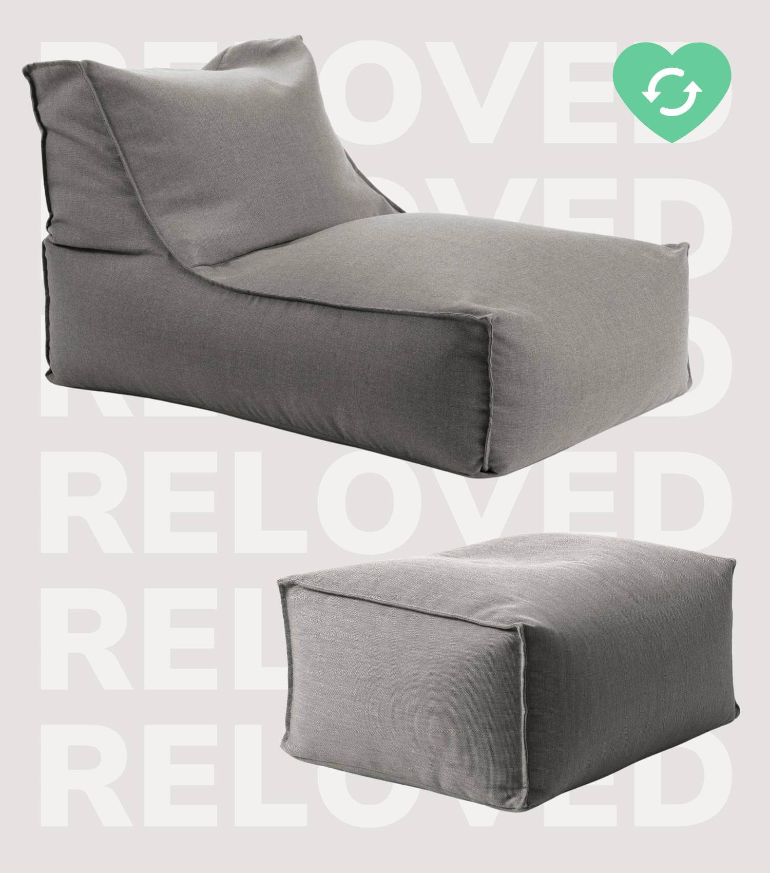 Sitzsack Bodenkissen Relaxliege Bean Bag Liege Sitzbag Sitzkissen