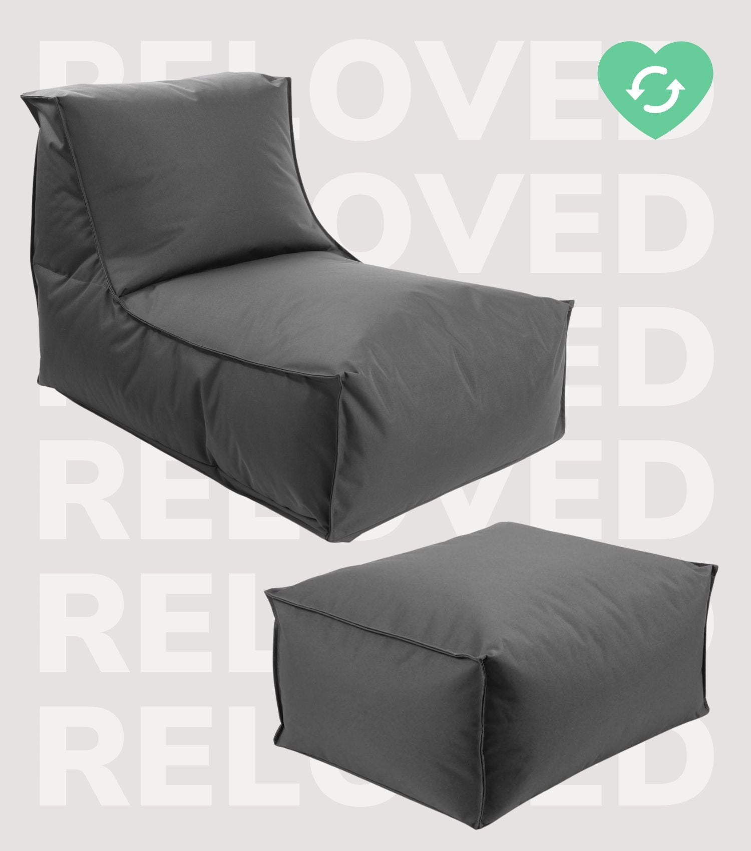 Sitzsack Bodenkissen Relaxliege Bean Bag Liege Sitzbag Sitzkissen