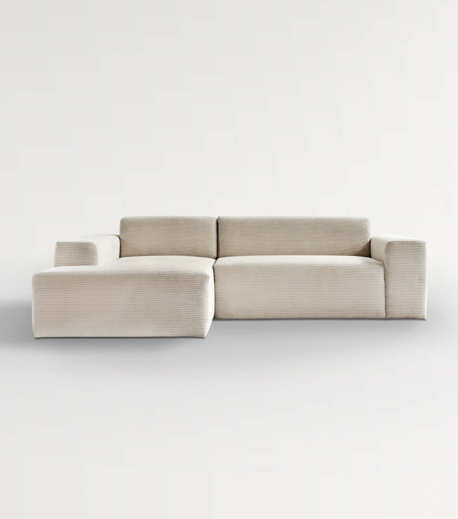 Cord Sofa Sofa Cord Ecksofa Cord Sofa beige Eckcouch 3-Sitzer Sofa