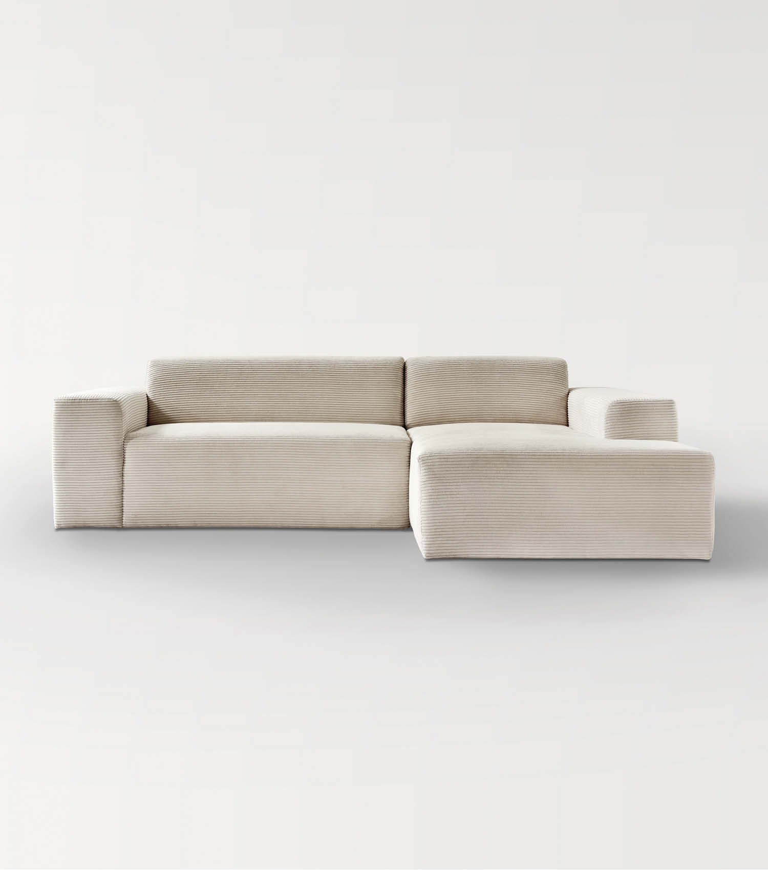 Cord Sofa Sofa Cord Ecksofa Cord Sofa beige Eckcouch 3-Sitzer Sofa