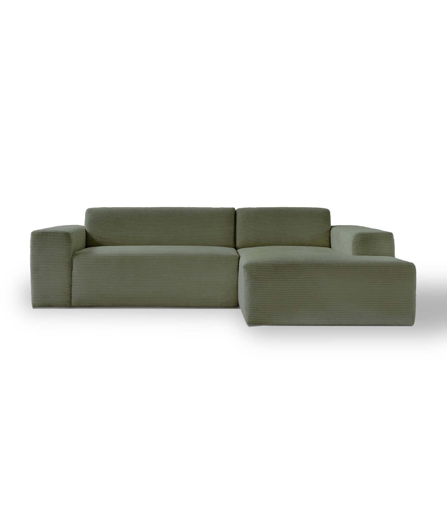 Ecksofa Cord 'Die Lässige'