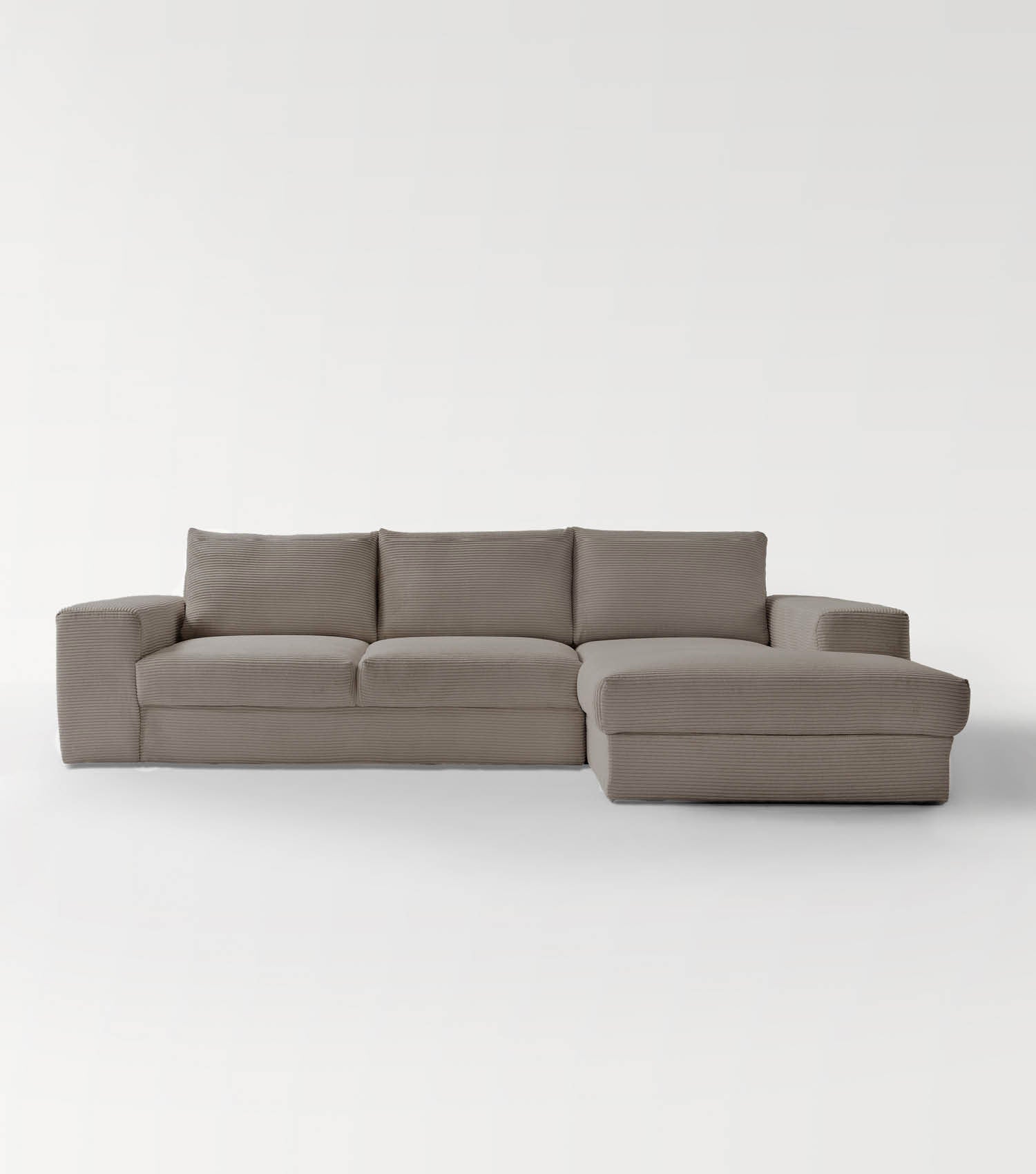 Cord Sofa Sofa Cord Ecksofa Cord Sofa beige Eckcouch 3-Sitzer Sofa