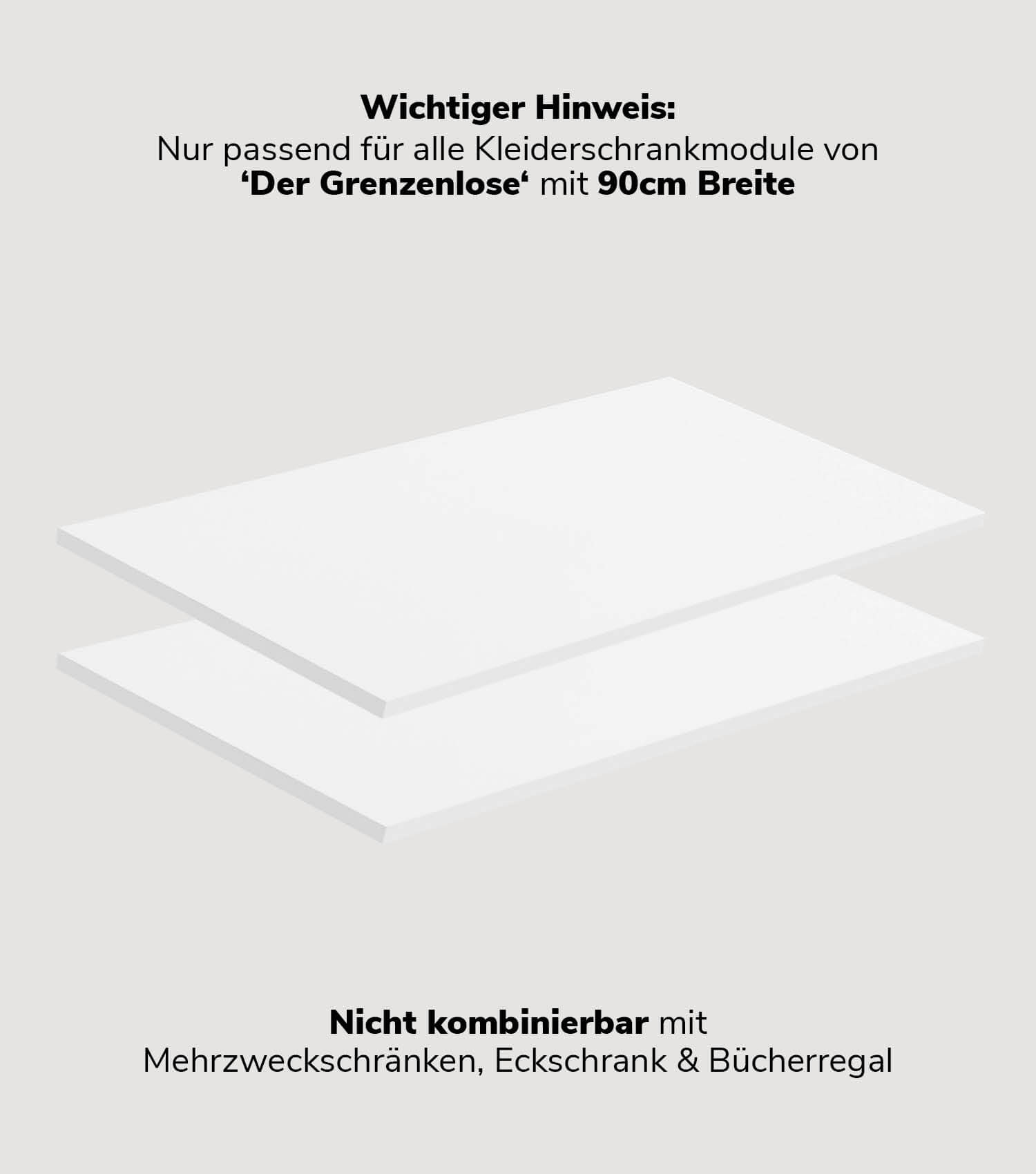 Einlegeböden Kleiderschrank Garderobenschrank Regalbretter Schrank