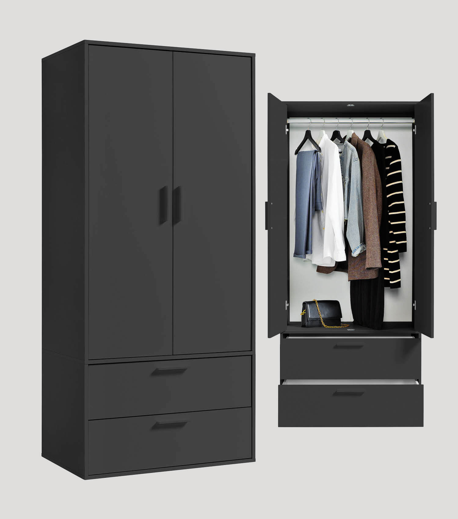Kleiderschrank Kinderkleiderschrank Garderobenschrank Schlafzimmerschrank