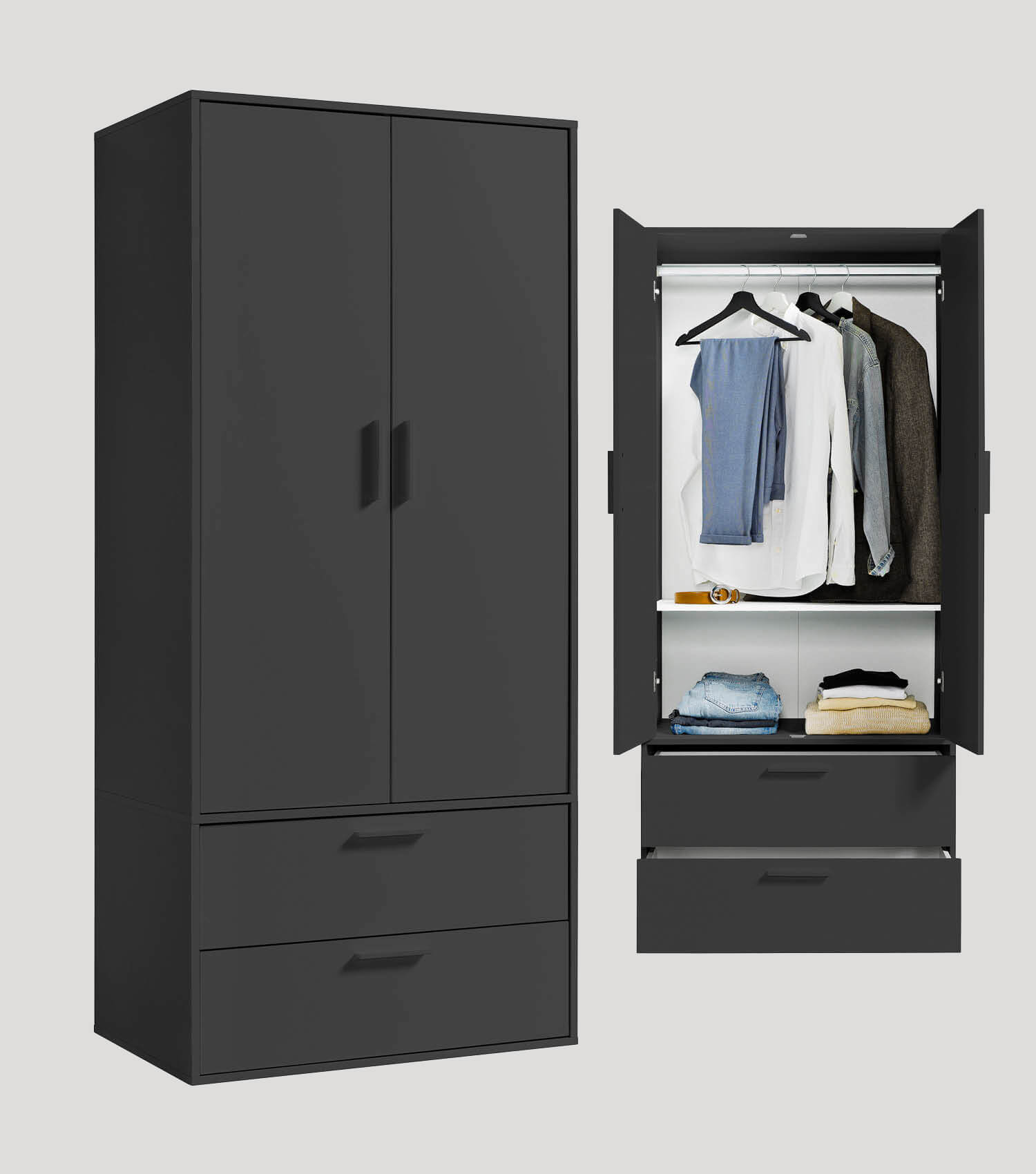 Kleiderschrank Kinderkleiderschrank Garderobenschrank Schlafzimmerschrank