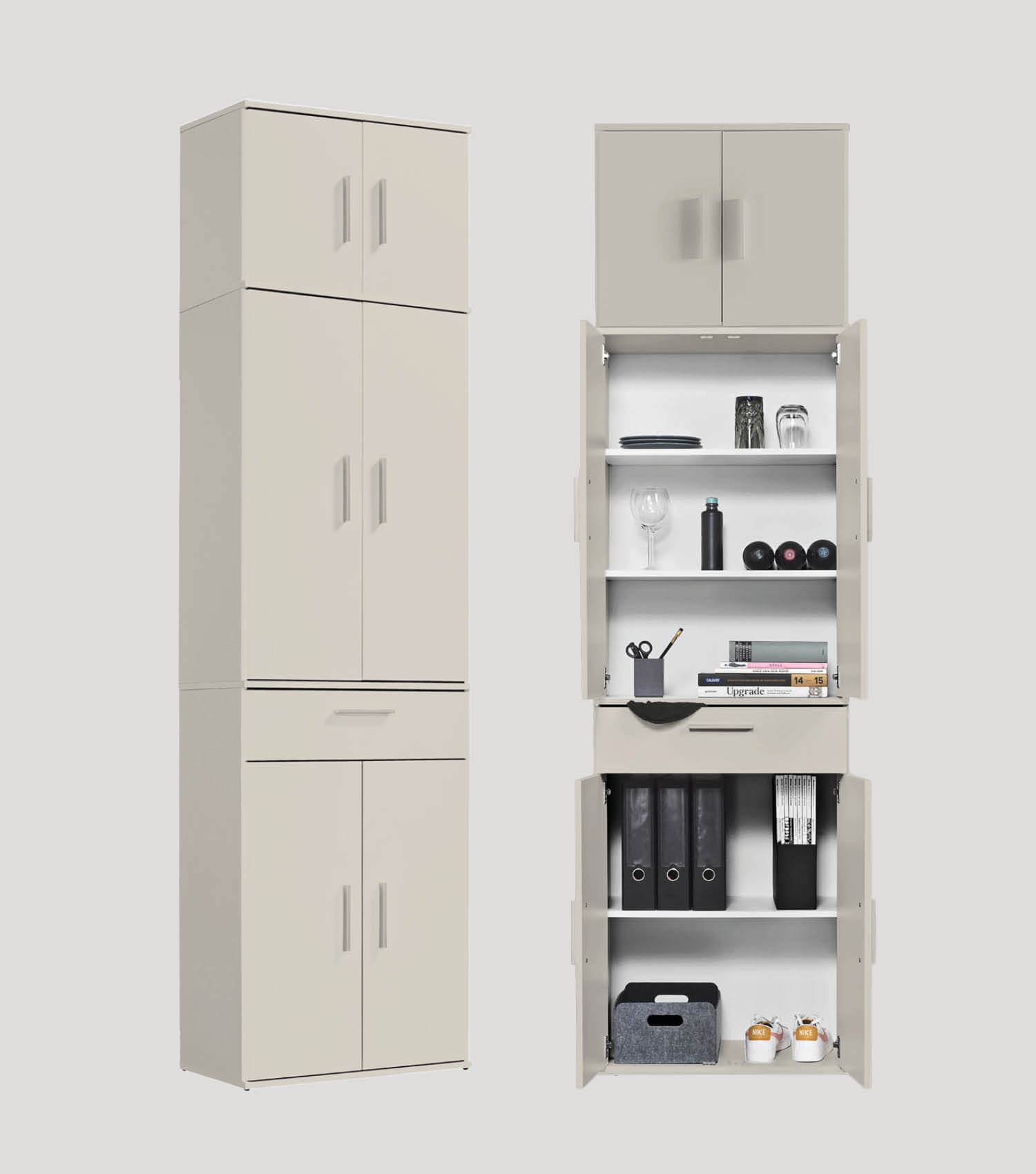 Mehrzweckschrank Hochschrank Schuhschrank Allzweckschrank Flurschrank