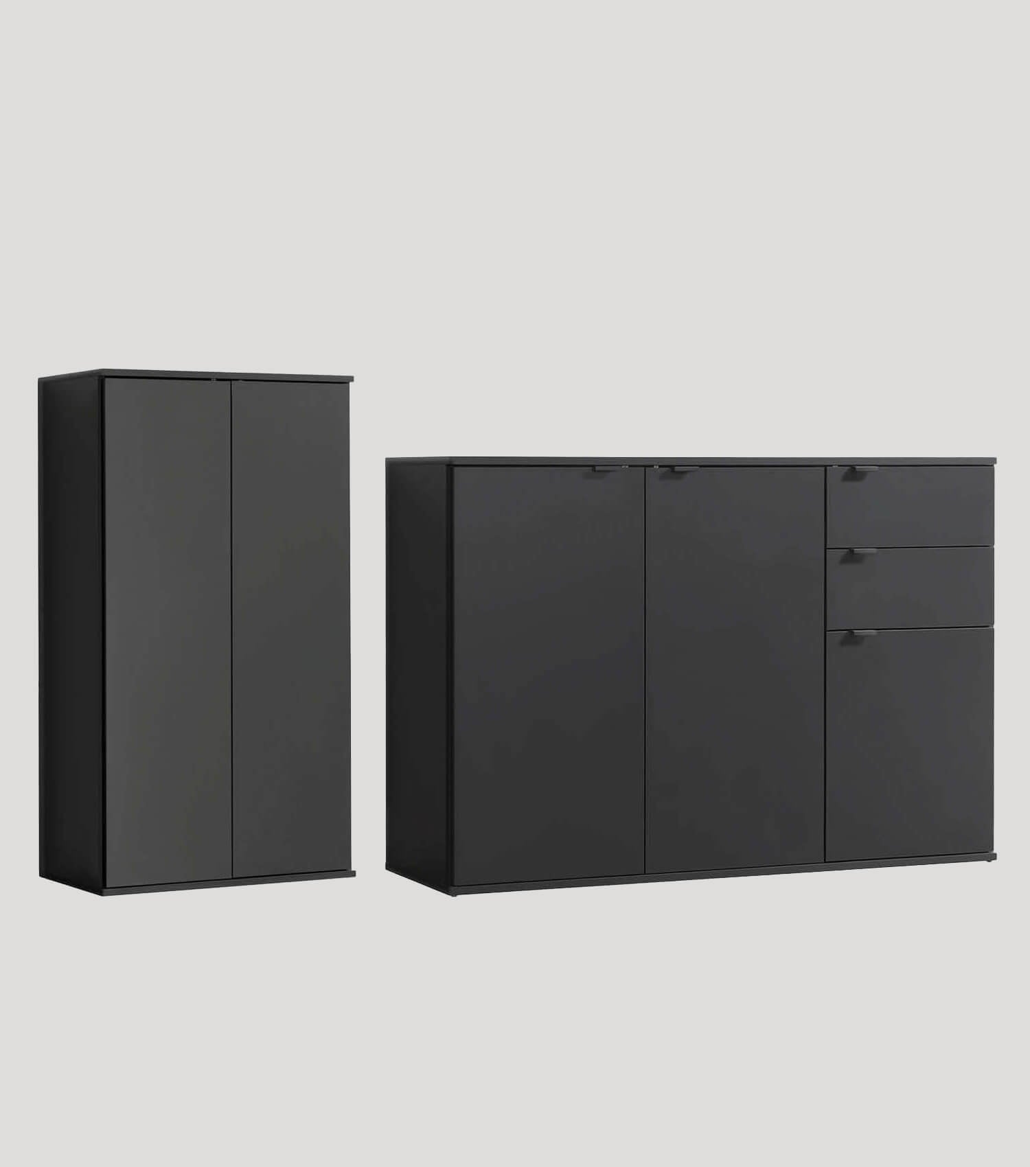 Mehrzweckschrank Set Schrankwand Büroschränke Mehrzweckschränke Kommode