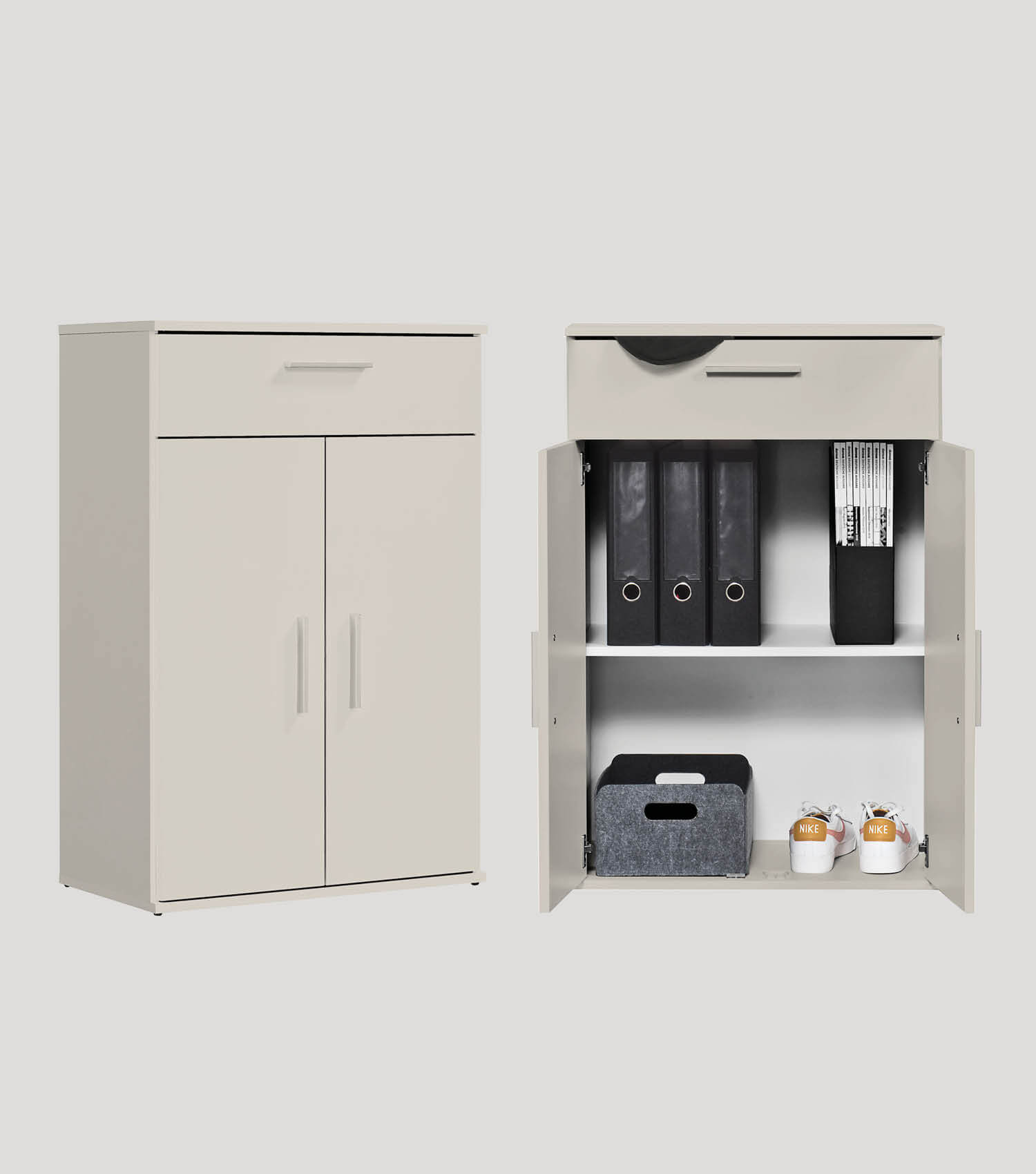 Mehrzweckschrank + Schubladen 'Der Praktische' Aktenschrank Schuhschrank