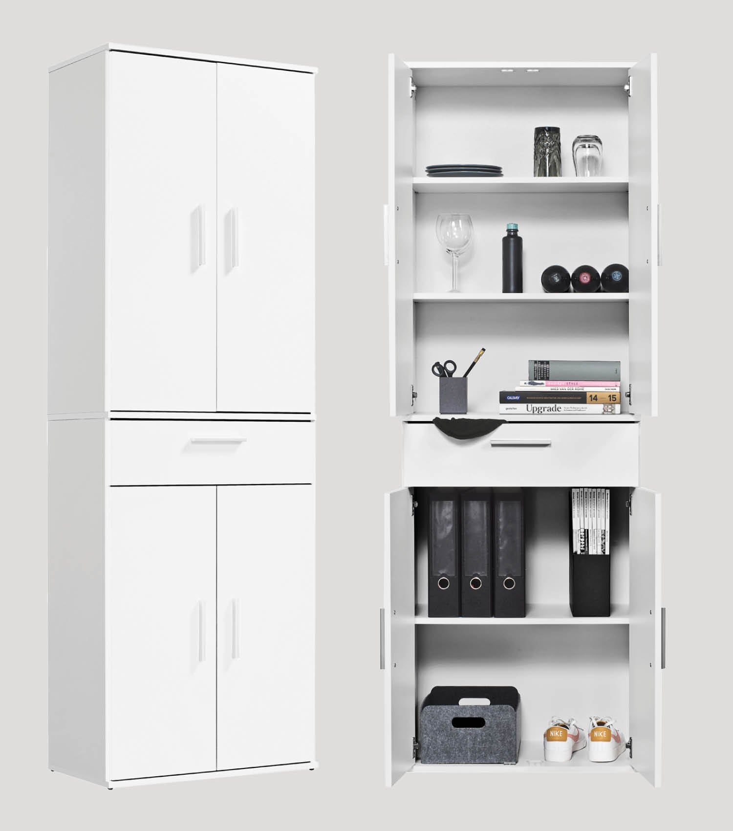 Mehrzweckschrank + Schubladen 'Der Praktische' Aktenschrank Schuhschrank