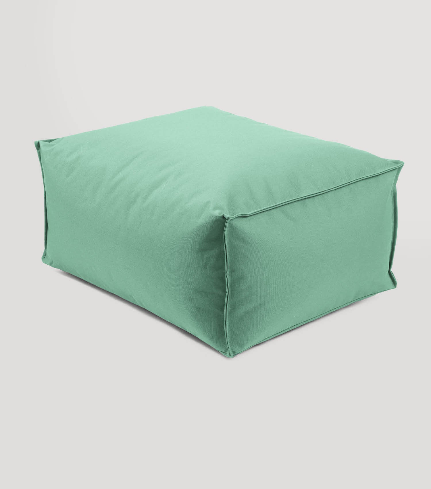 Outdoor Pouf Hocker Sitzkissen Bodenkissen 'Der Ruhepouf' Fußhocker eckig