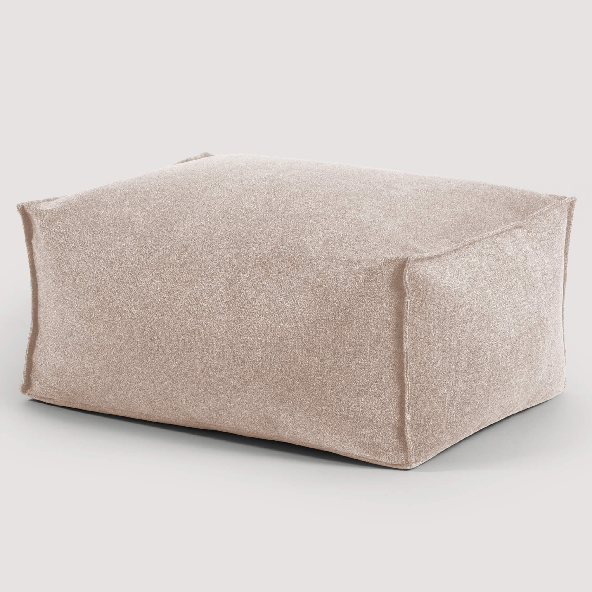 Indoor Pouf Hocker Sitzkissen Bodenkissen 'Der Ruhestifter' Fußhocker eckig