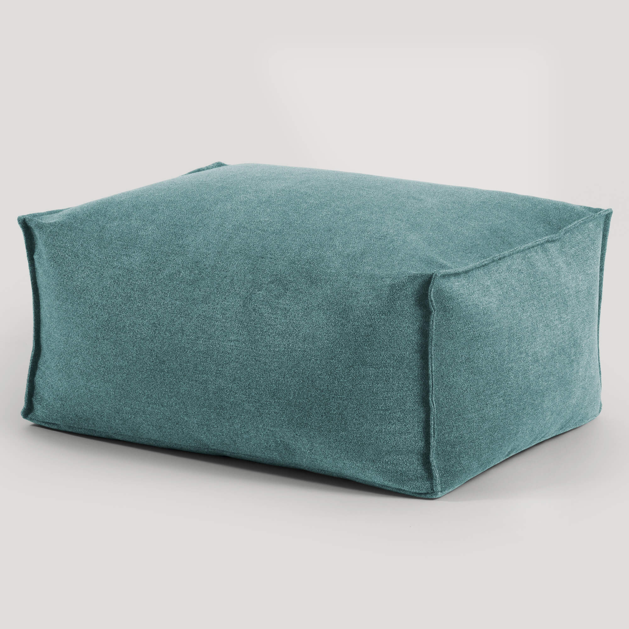 Indoor Pouf Hocker Sitzkissen Bodenkissen 'Der Ruhestifter' Fußhocker eckig