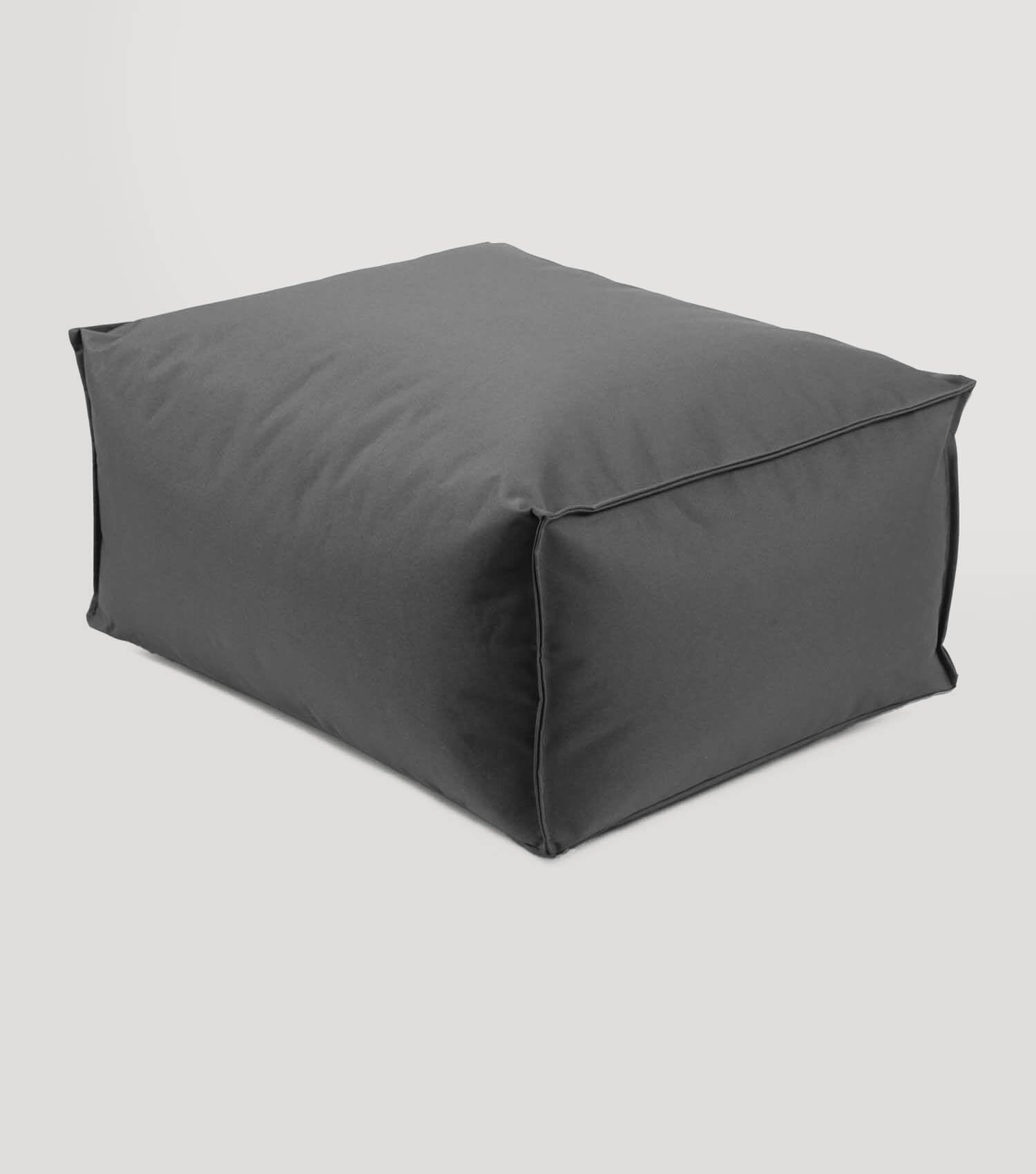 Outdoor Pouf Hocker Sitzkissen Bodenkissen 'Der Ruhepouf' Fußhocker eckig