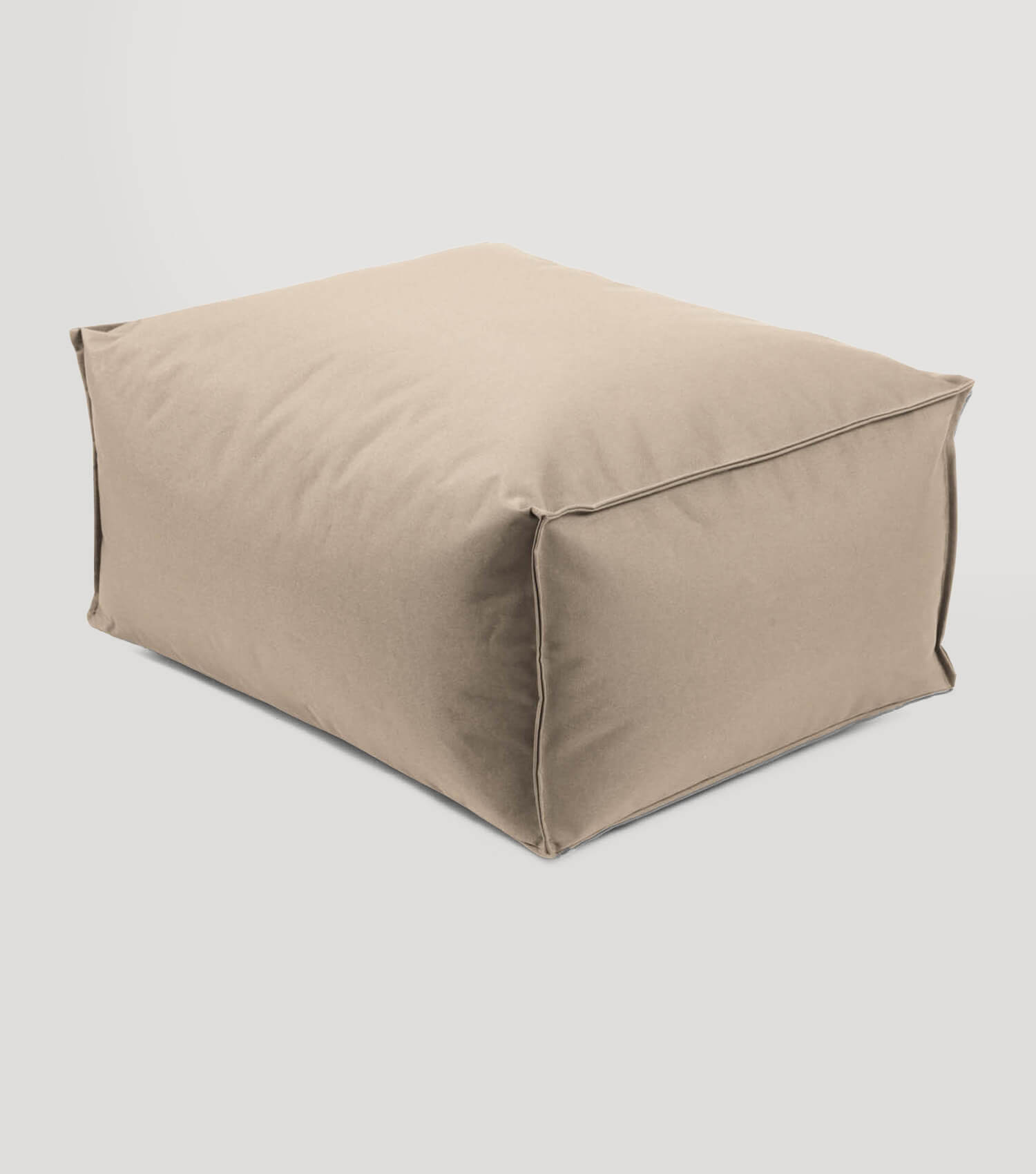 Outdoor Pouf Hocker Sitzkissen Bodenkissen 'Der Ruhepouf' Fußhocker eckig