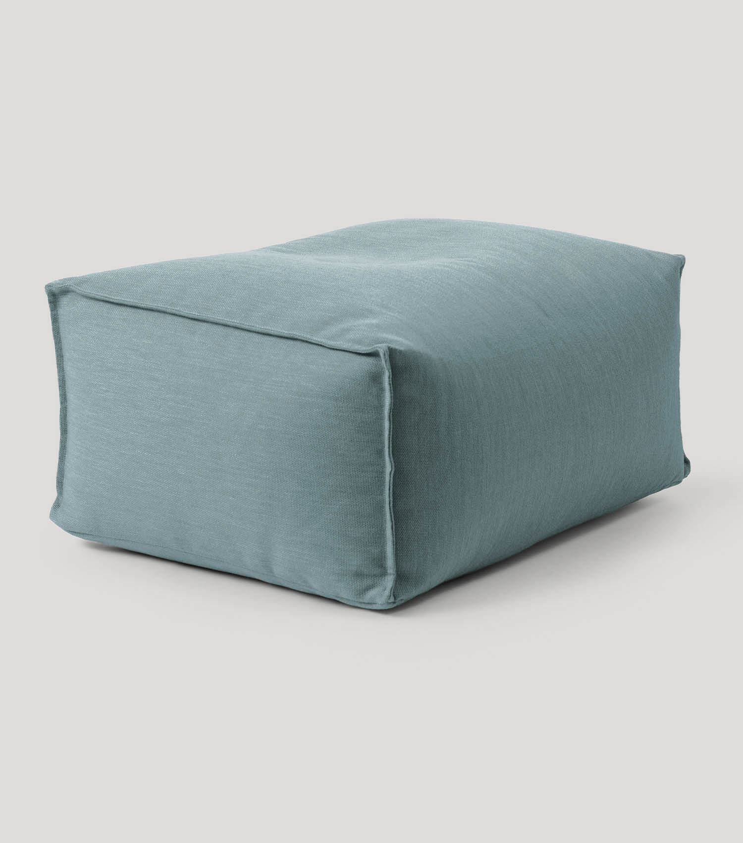Outdoor Pouf Hocker Sitzkissen Bodenkissen 'Der Ruhepouf' Fußhocker eckig