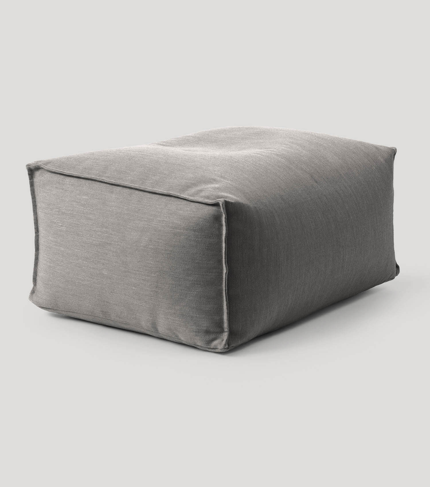 Outdoor Pouf Hocker Sitzkissen Bodenkissen 'Der Ruhepouf' Fußhocker eckig