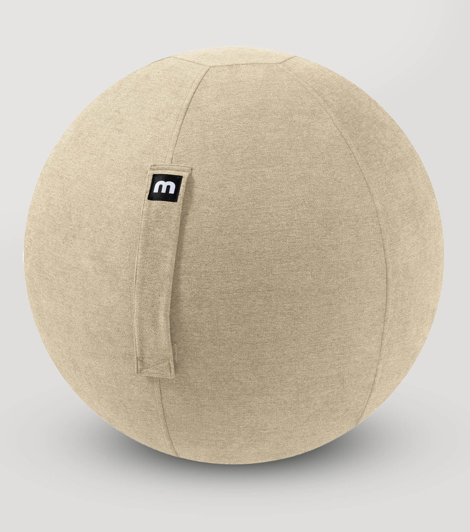 Stoff Sitzball ergonomisch 'Der Sportliche' Gymnastikball & Hocker Grau